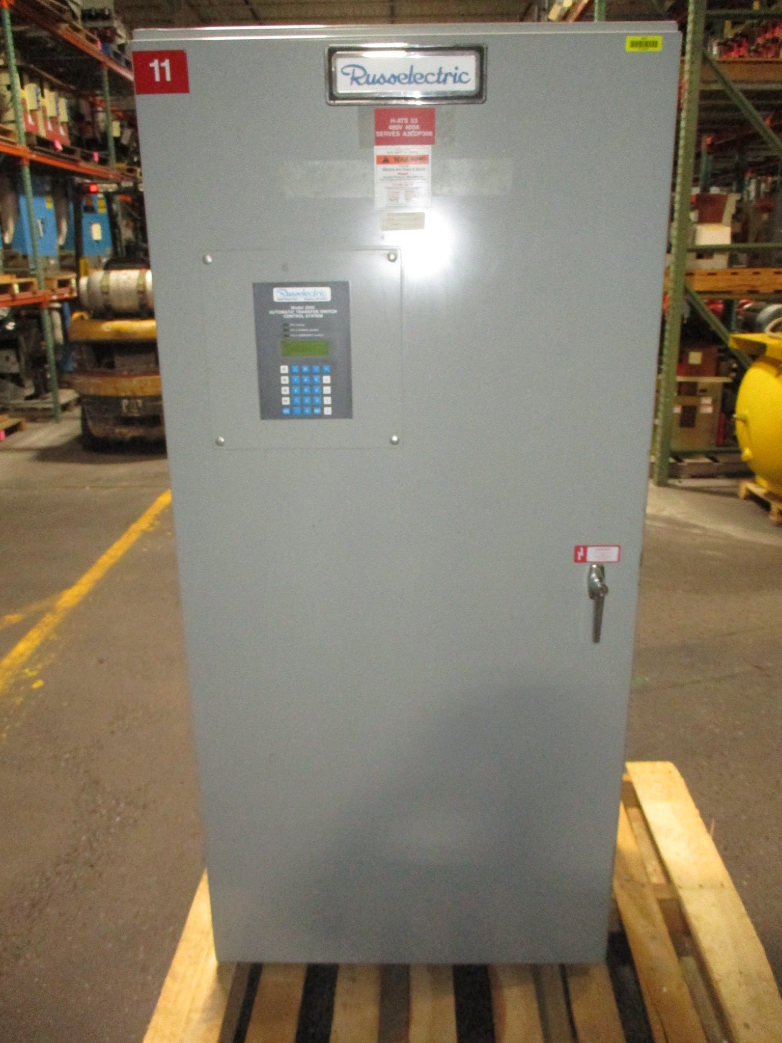 Russelectric Automatic Transfer Switch RMTD-4004CE 400A 277/480V 3Ph 4W 60Hz