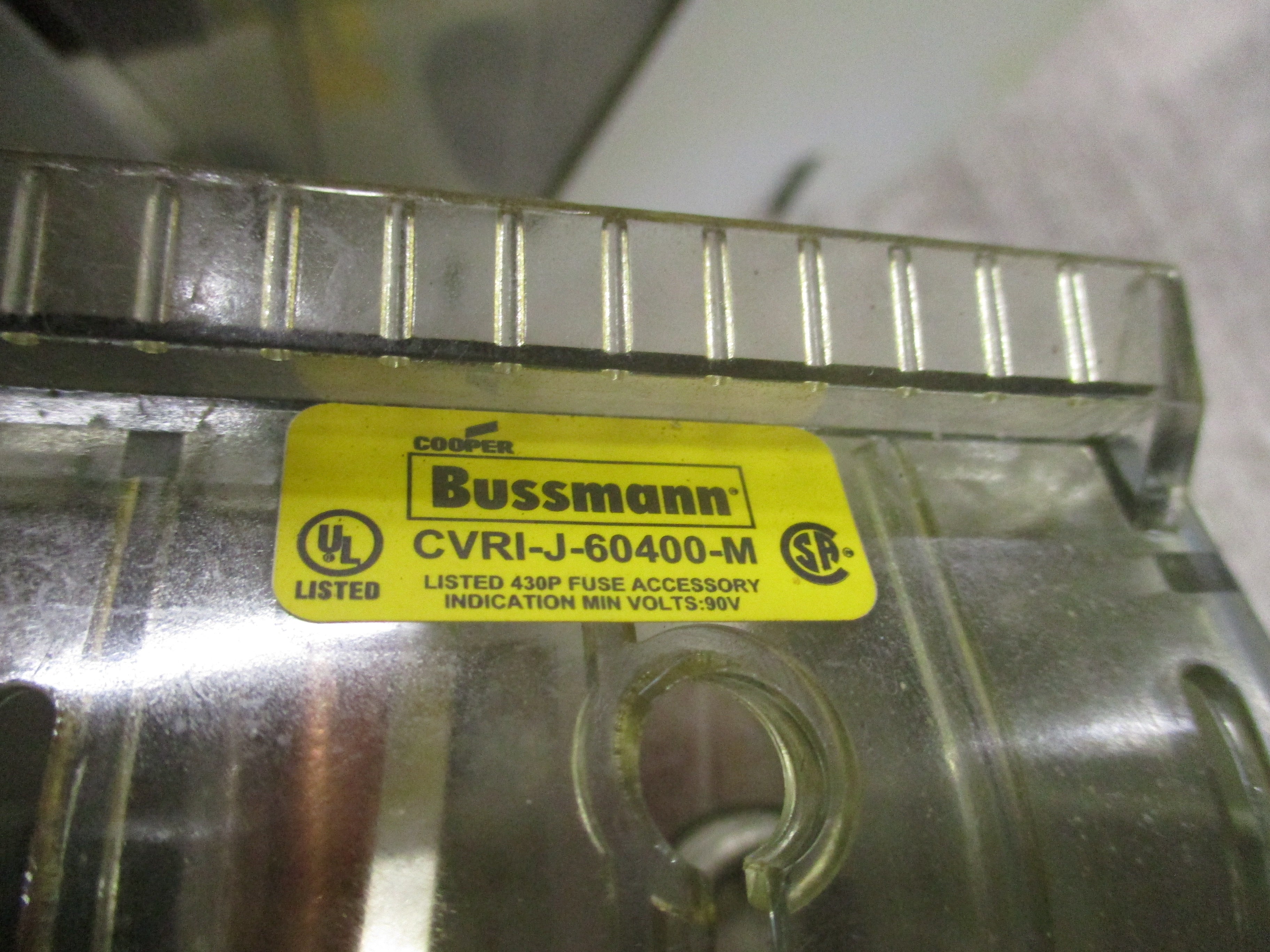 Cooper Bussmann Fuse holder JM60400-3CR 400A 600V 3P W/(3) 300A Fuses Used