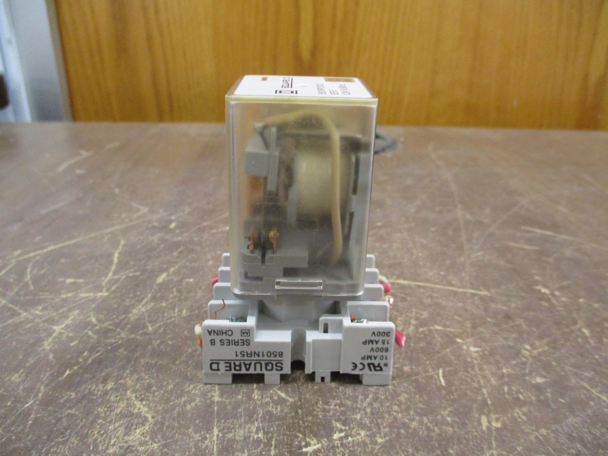 Square D Relay 8501KP12V20 Ser. F 120V Coil w/ Base *Lot of 2* Used