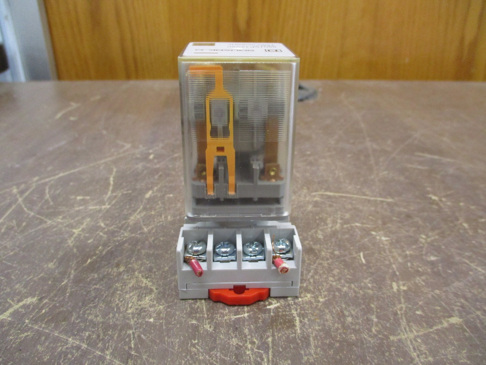 Square D Relay 8501KP12V20 Ser. F 120V Coil w/ Base *Lot of 2* Used