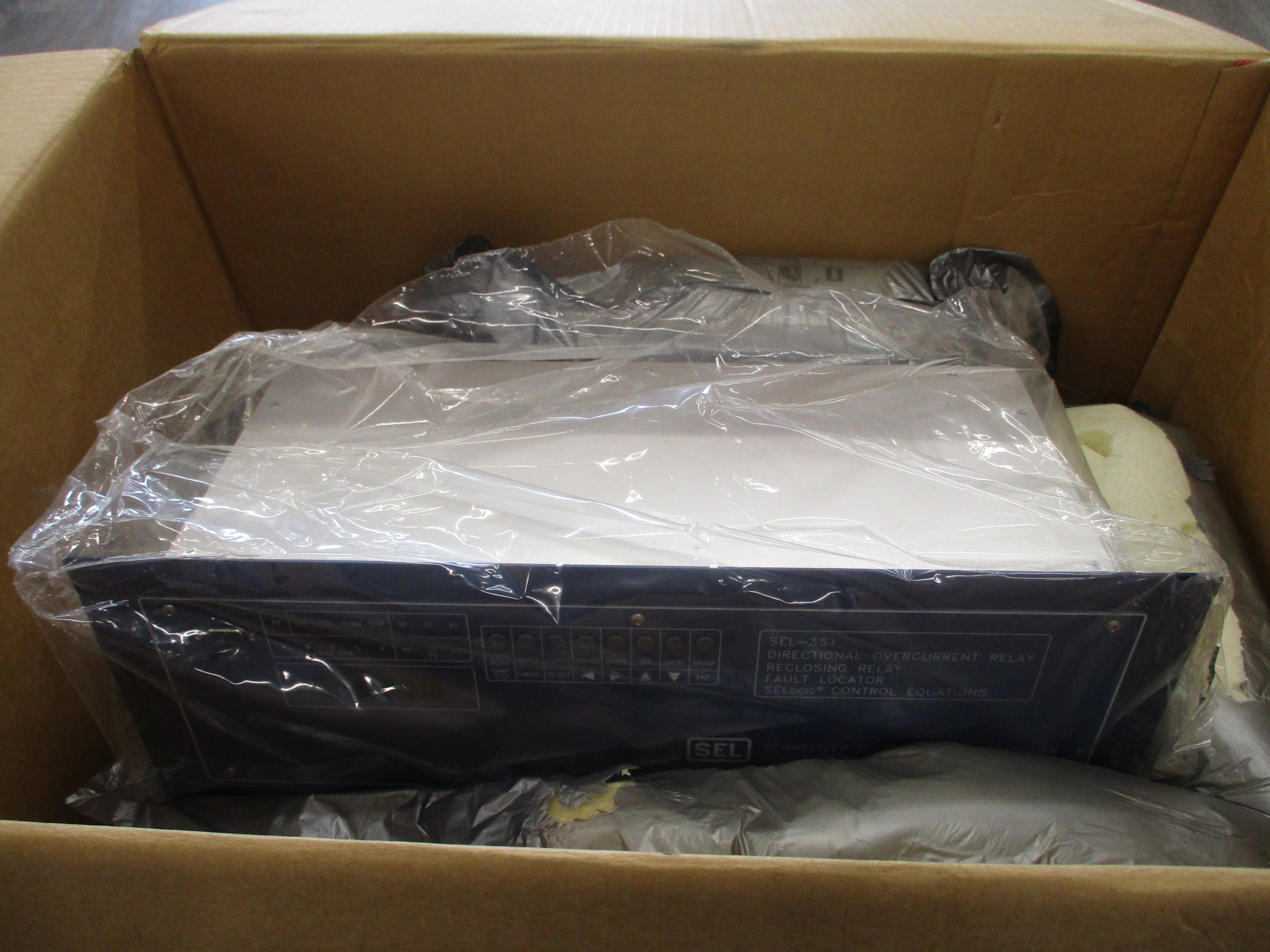 SEL SEL-351 Directional Overcurrent Relay Reclosing Relay Fault Locator 035171335542X1 SELogic Control Equations *No Cables* New Surplus