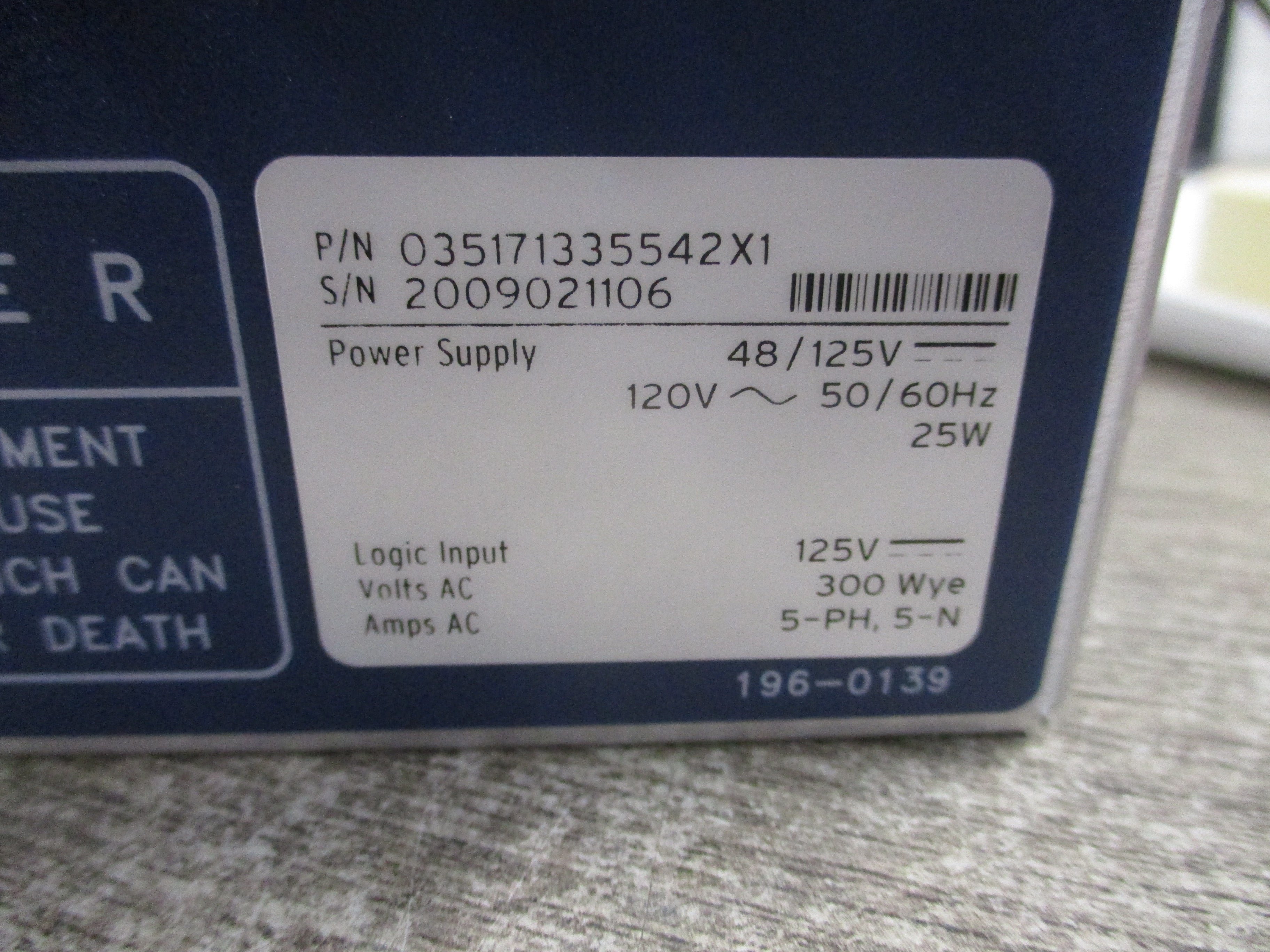 SEL SEL-351 Directional Overcurrent Relay Reclosing Relay Fault Locator 035171335542X1 SELogic Control Equations *No Cables* New Surplus