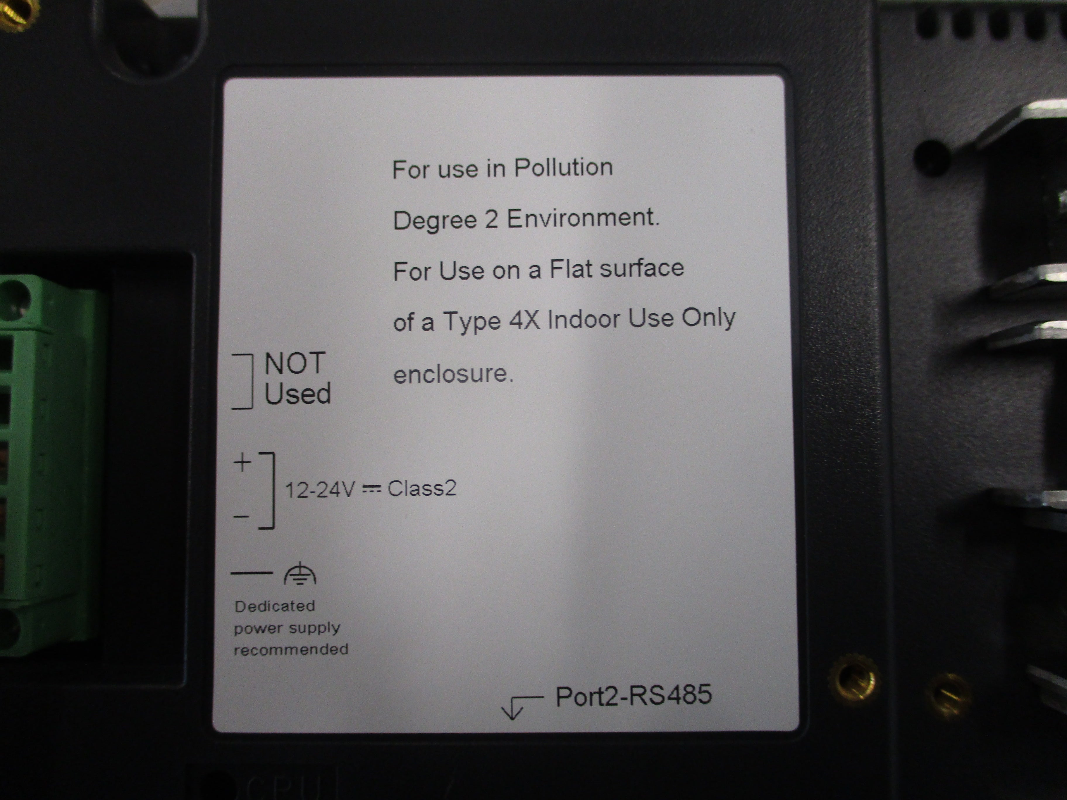 Koyo Automation Direct Operator Interface Panel EA9-T6CL+15Y30B007 12-24V 16W Used