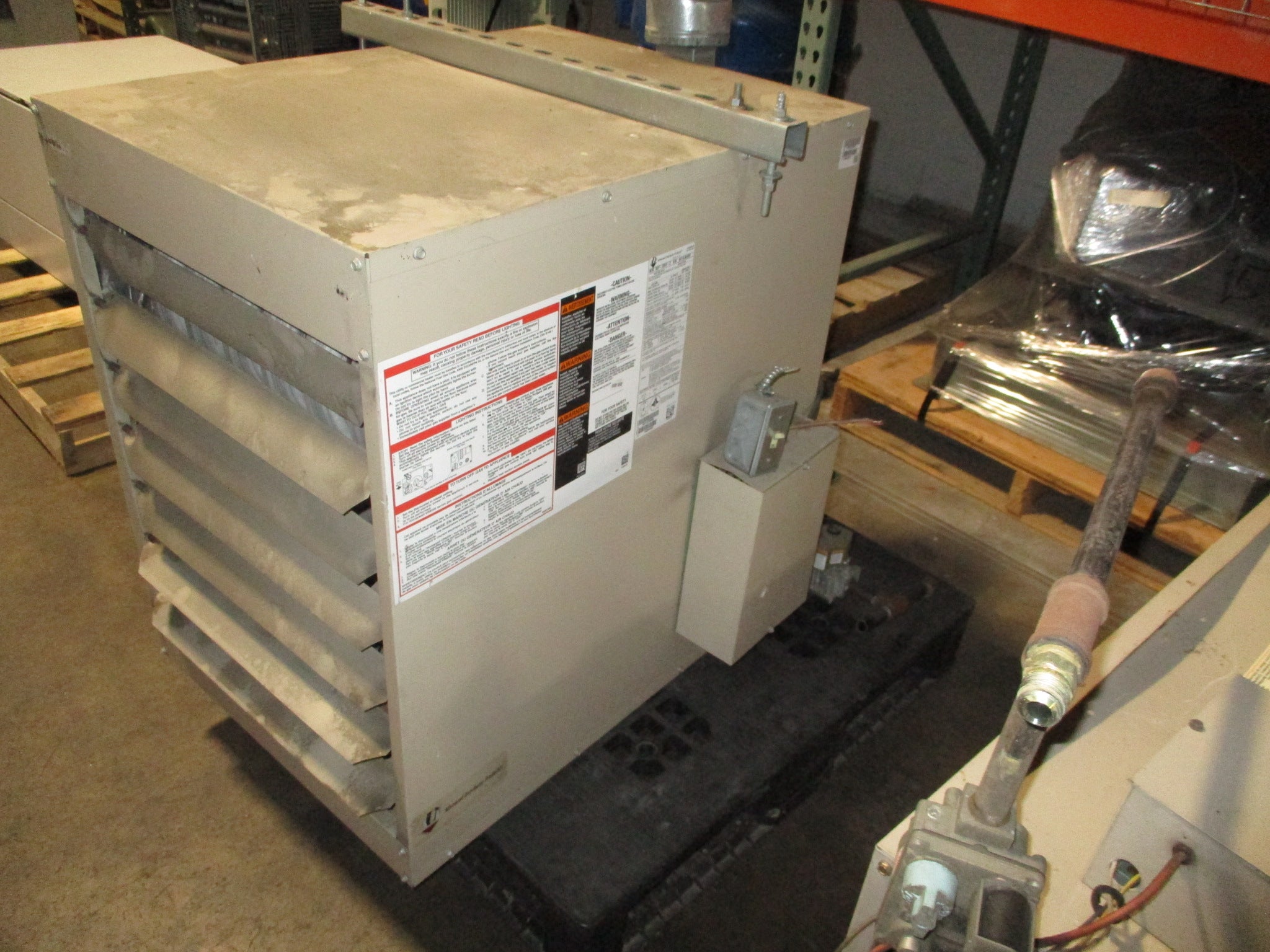 ADP Natural Gas Heater SEP-200A-3 Power Vented Used