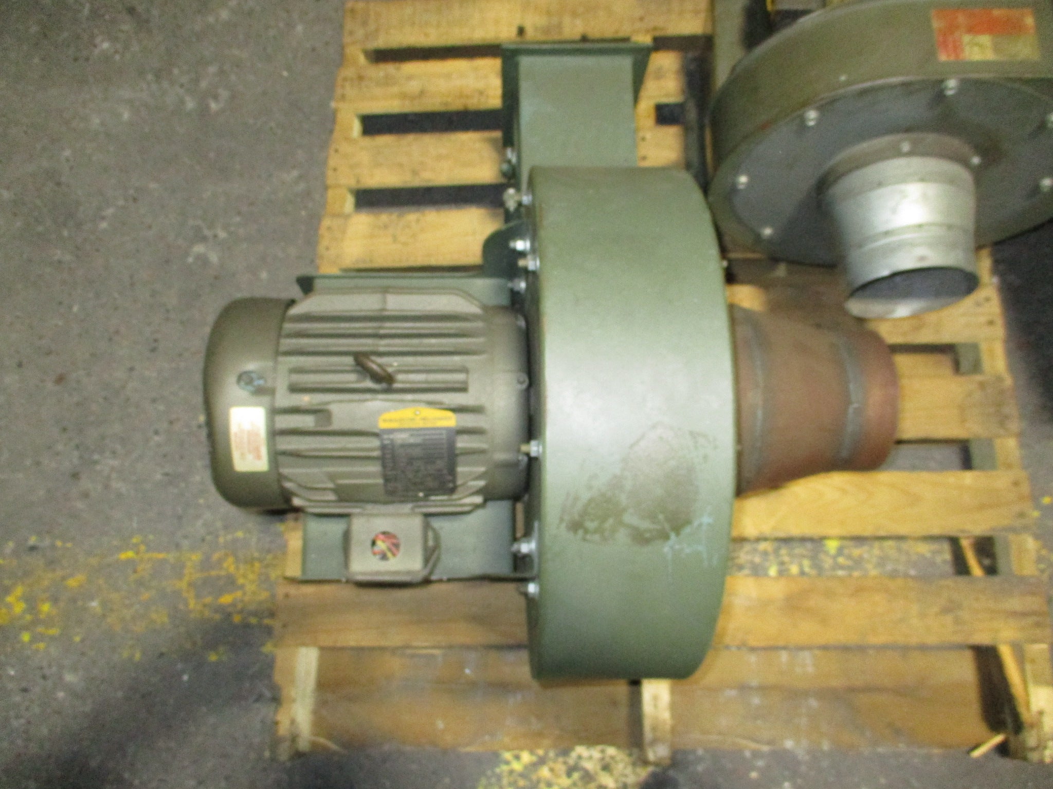 NYB Blower 270-1165 5HP 3500RPM 208-230/460V 3Ph 60Hz Used