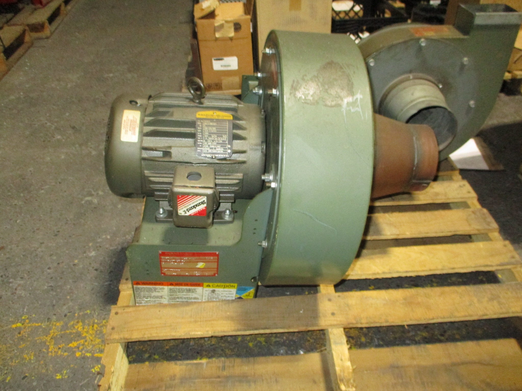 NYB Blower 270-1165 5HP 3500RPM 208-230/460V 3Ph 60Hz Used