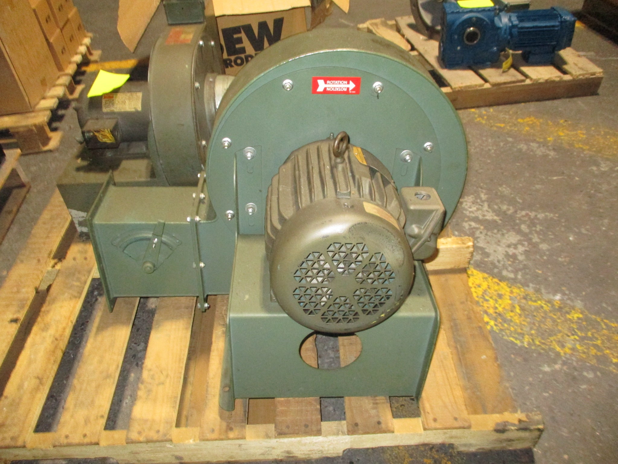 NYB Blower 270-1165 5HP 3500RPM 208-230/460V 3Ph 60Hz Used