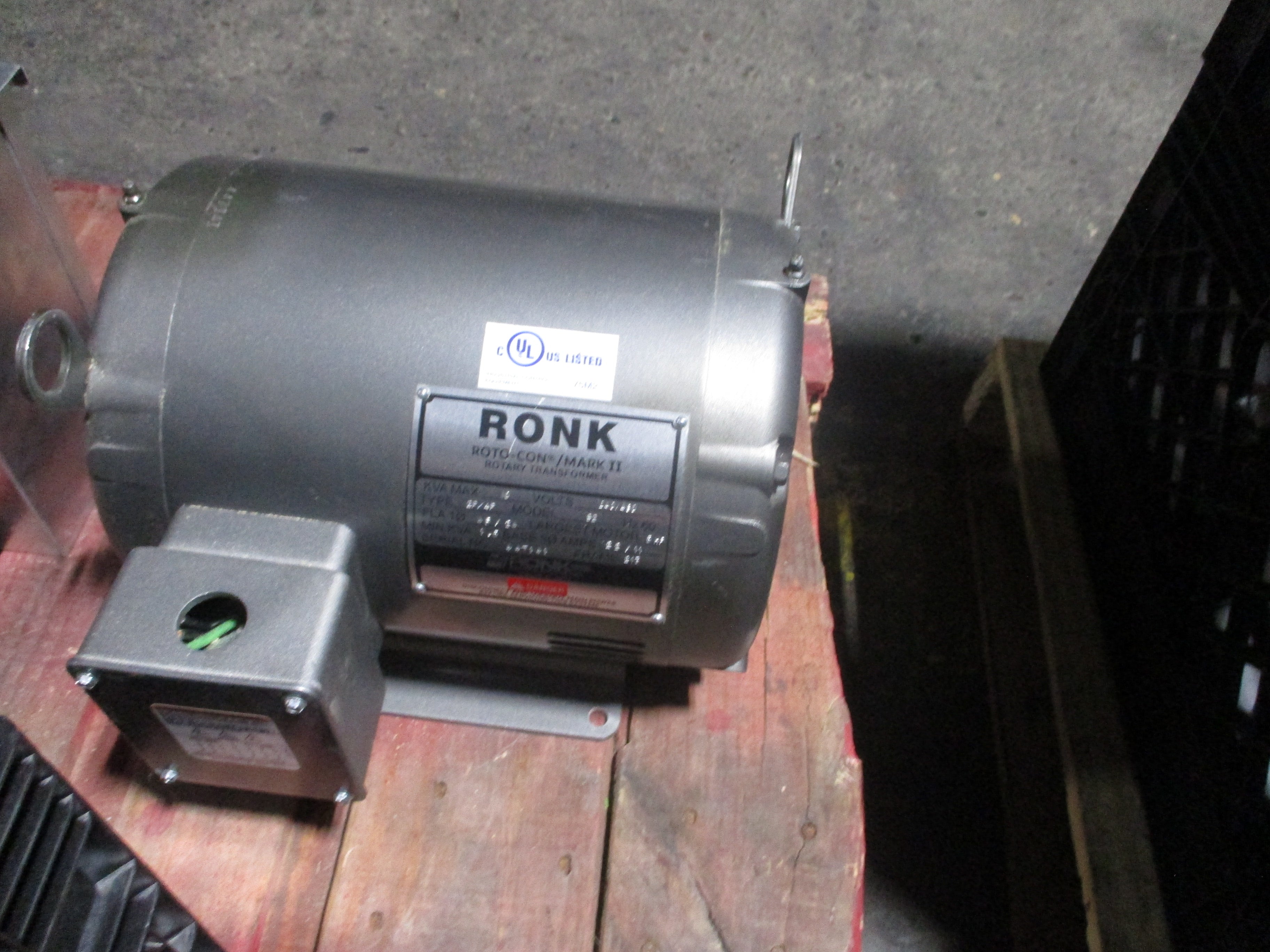 Ronk Roto-Con Mark II Type 2P Rotary Converter Model 92 10kVA 5HP Max Used