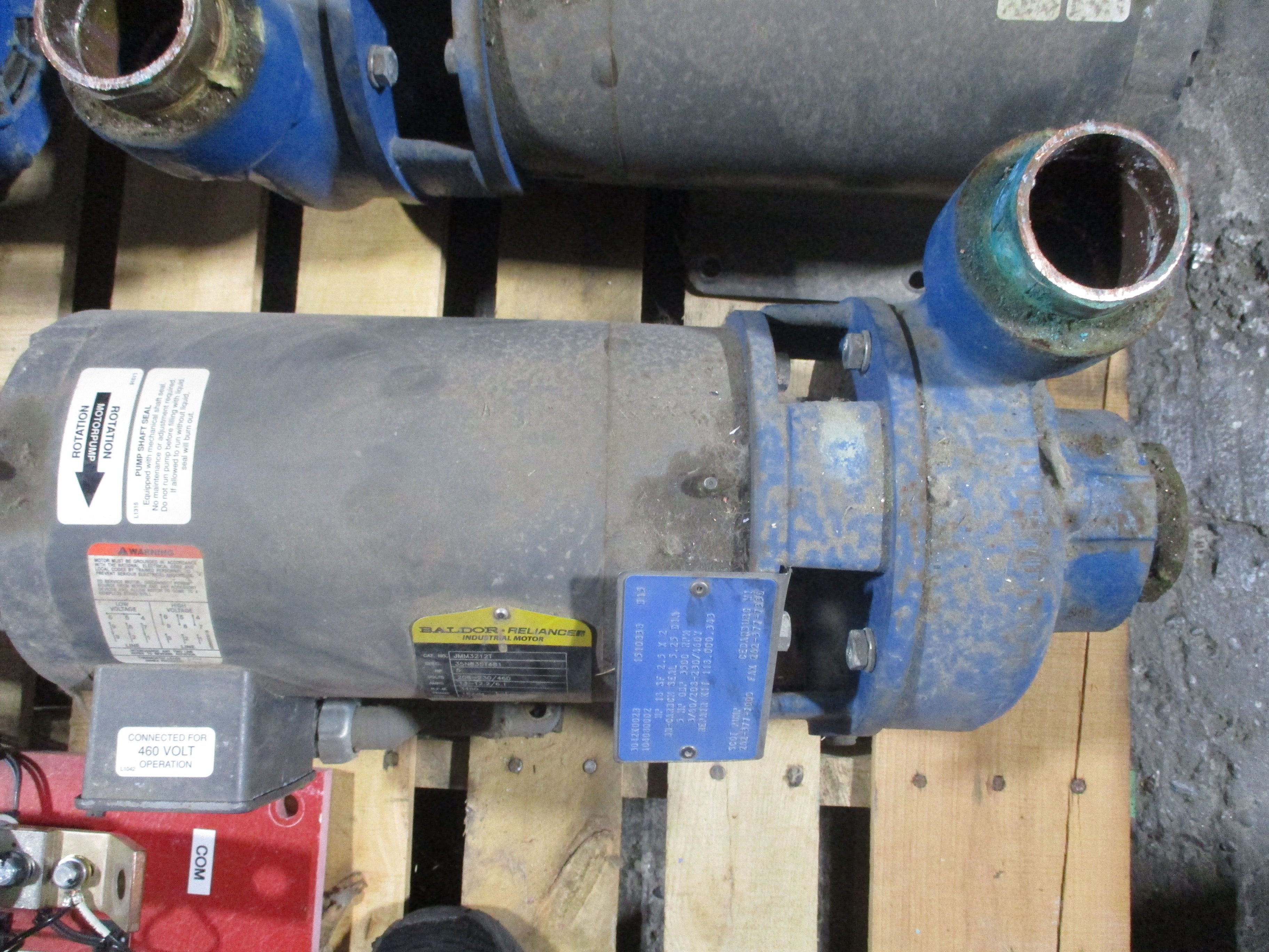 Scot Pump Pump 3042K002B 5HP 3500RPM 208-230/460V 3Ph 60Hz Used