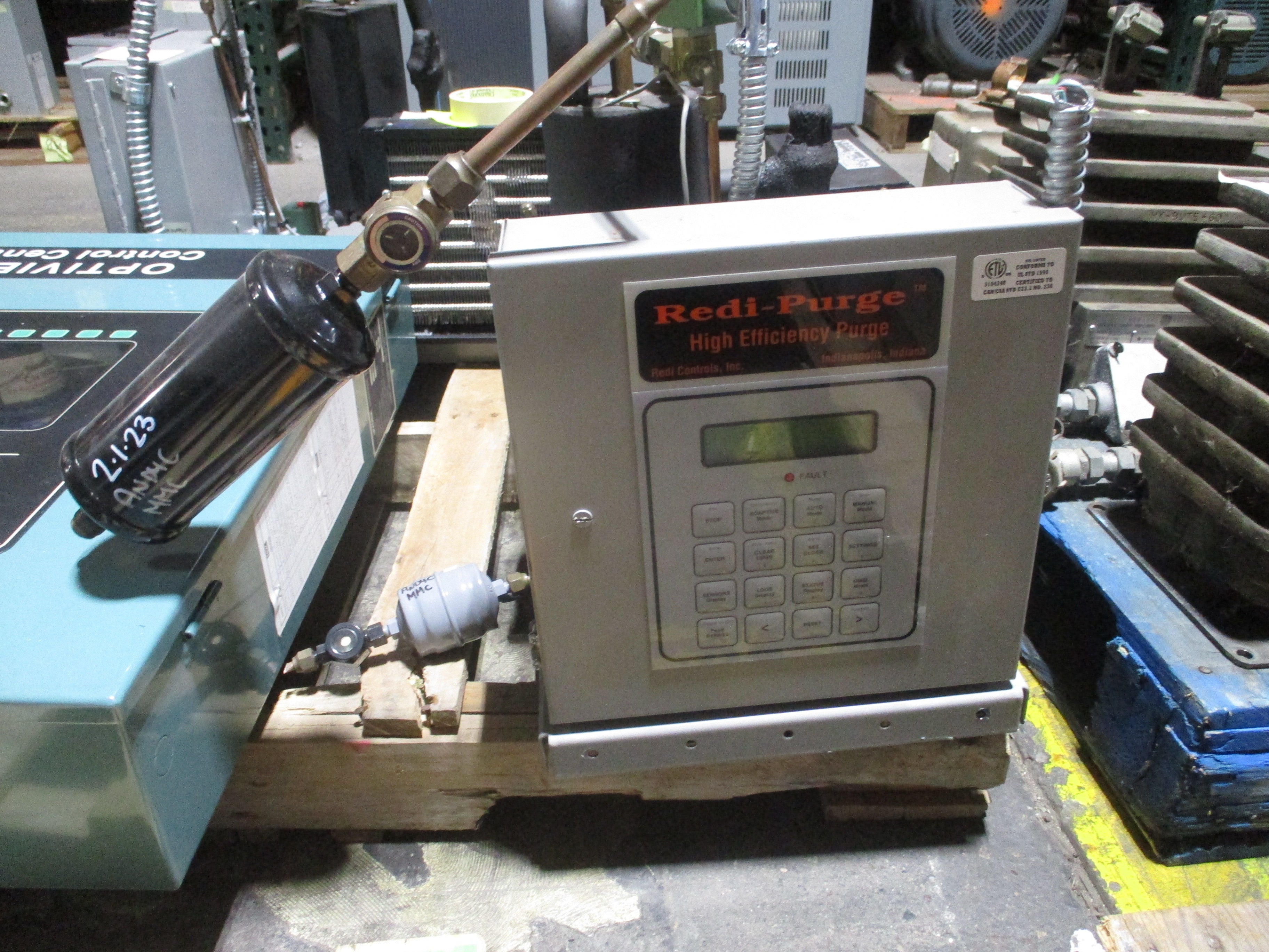 Copeland Redi-Purge Unit M2FH-A033-IAA-221 115V 1P 60Hz 162 PSIG Low Side 440 PSIG High Side PRG-11/123-C3 Control Unit Used