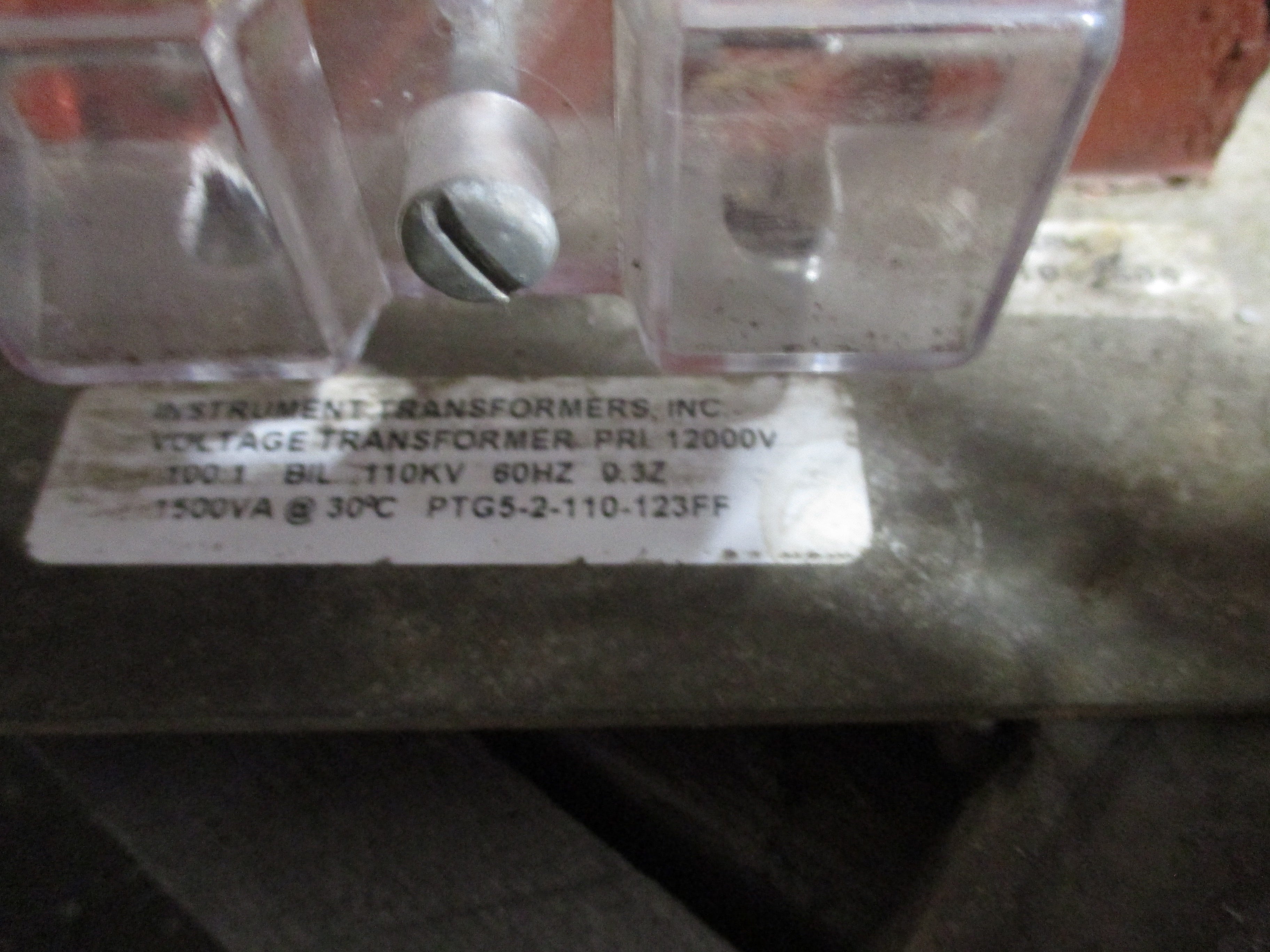 Instrument Transformer Voltage Transformer PTG5-2-110-123FF Used