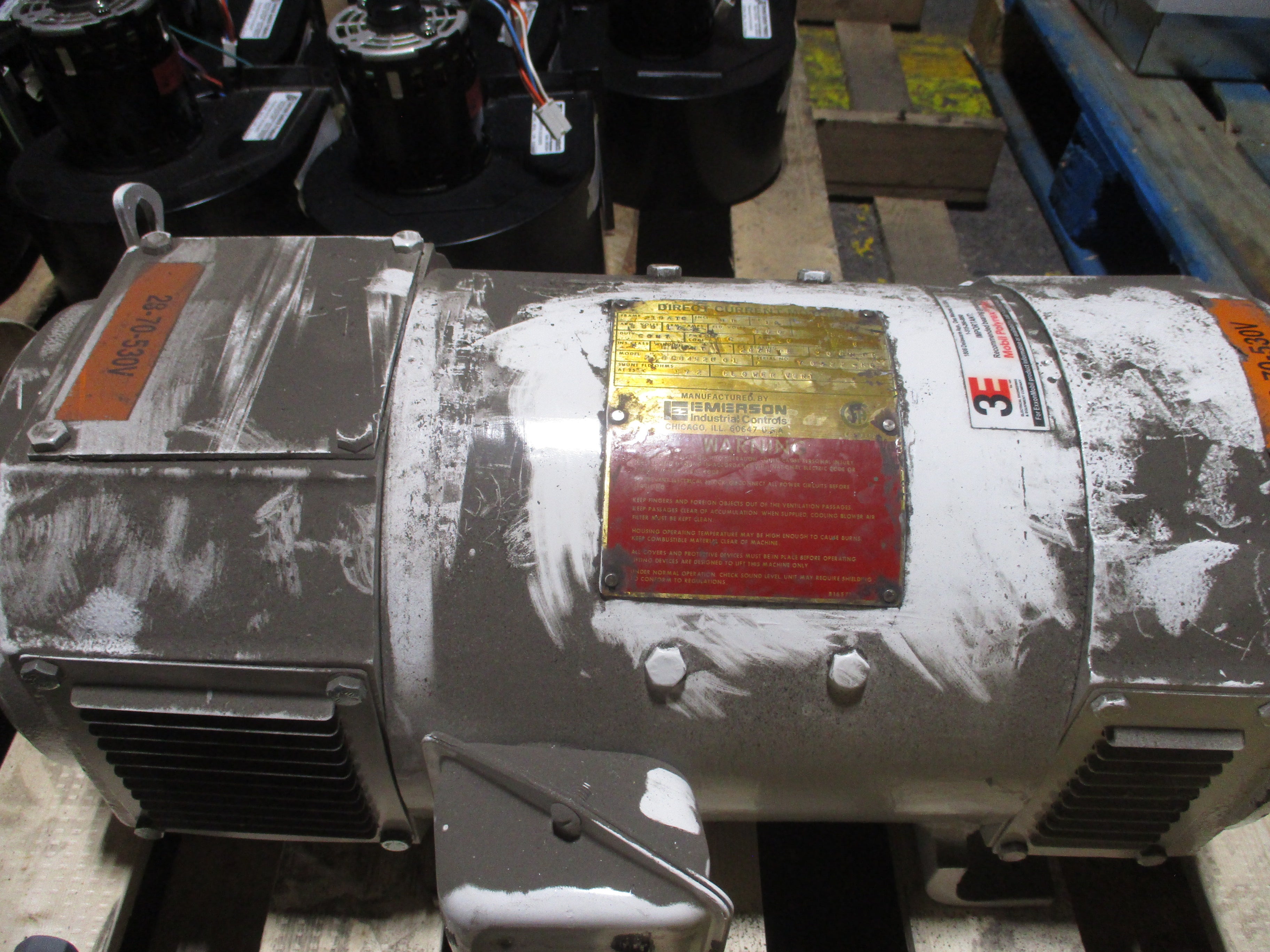 Emerson DC Motor 219CB452F01 10HP 300V 1750RPM Used