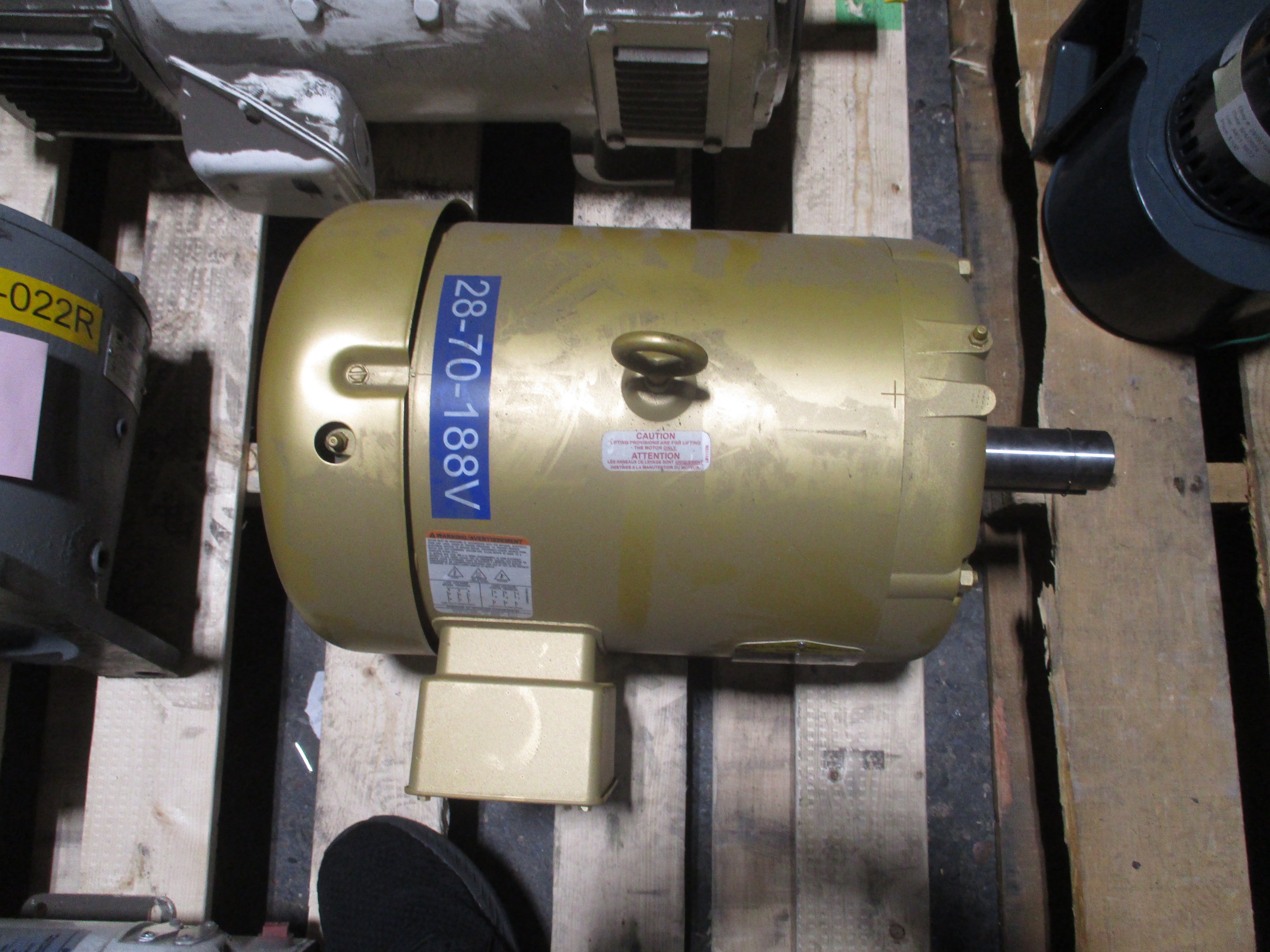 Baldor Reliancer Motor EM3709T 7.5HP 230/460V 3520RPM Used