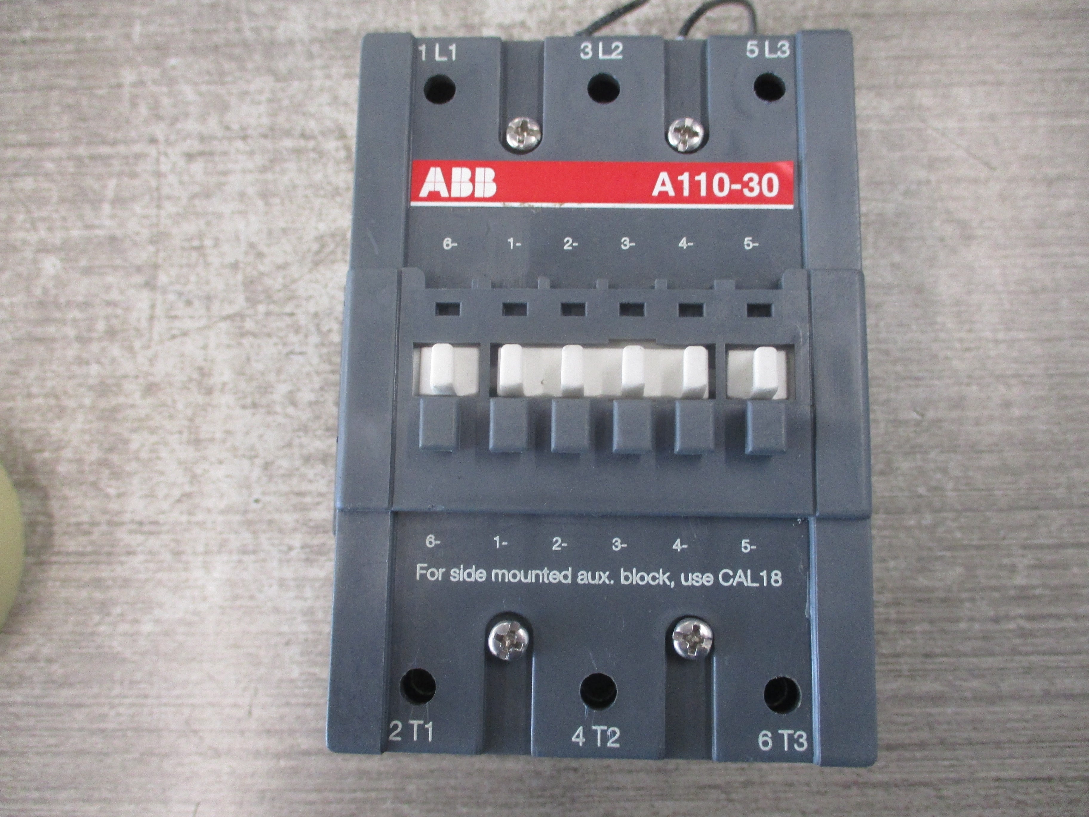 ABB Contactor A110-30 110-120V Coil Used