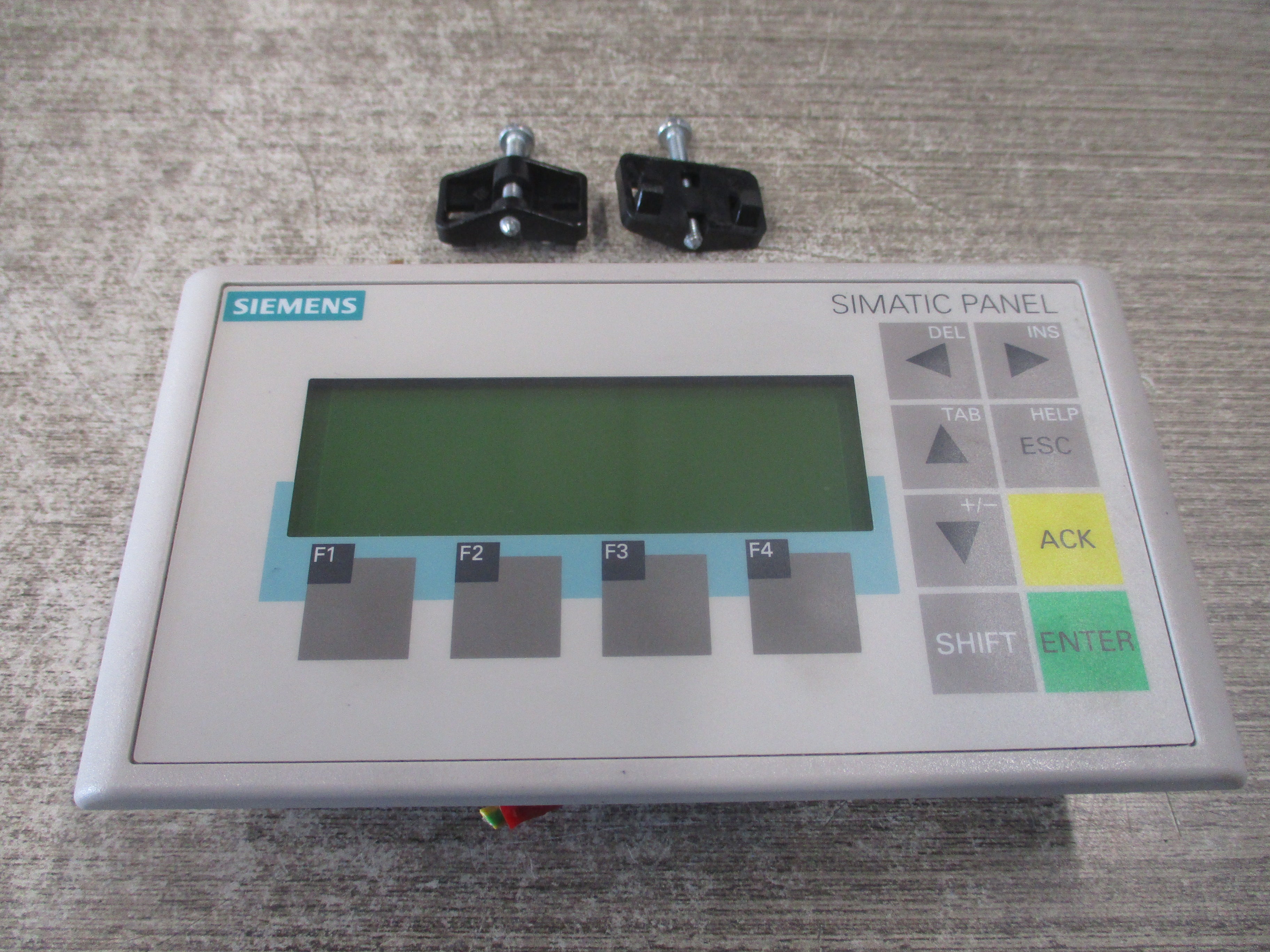 Siemens Simatic OP73 Operator Panel 6AV6 641-0AA11-0AX0 * No Power Connector Used