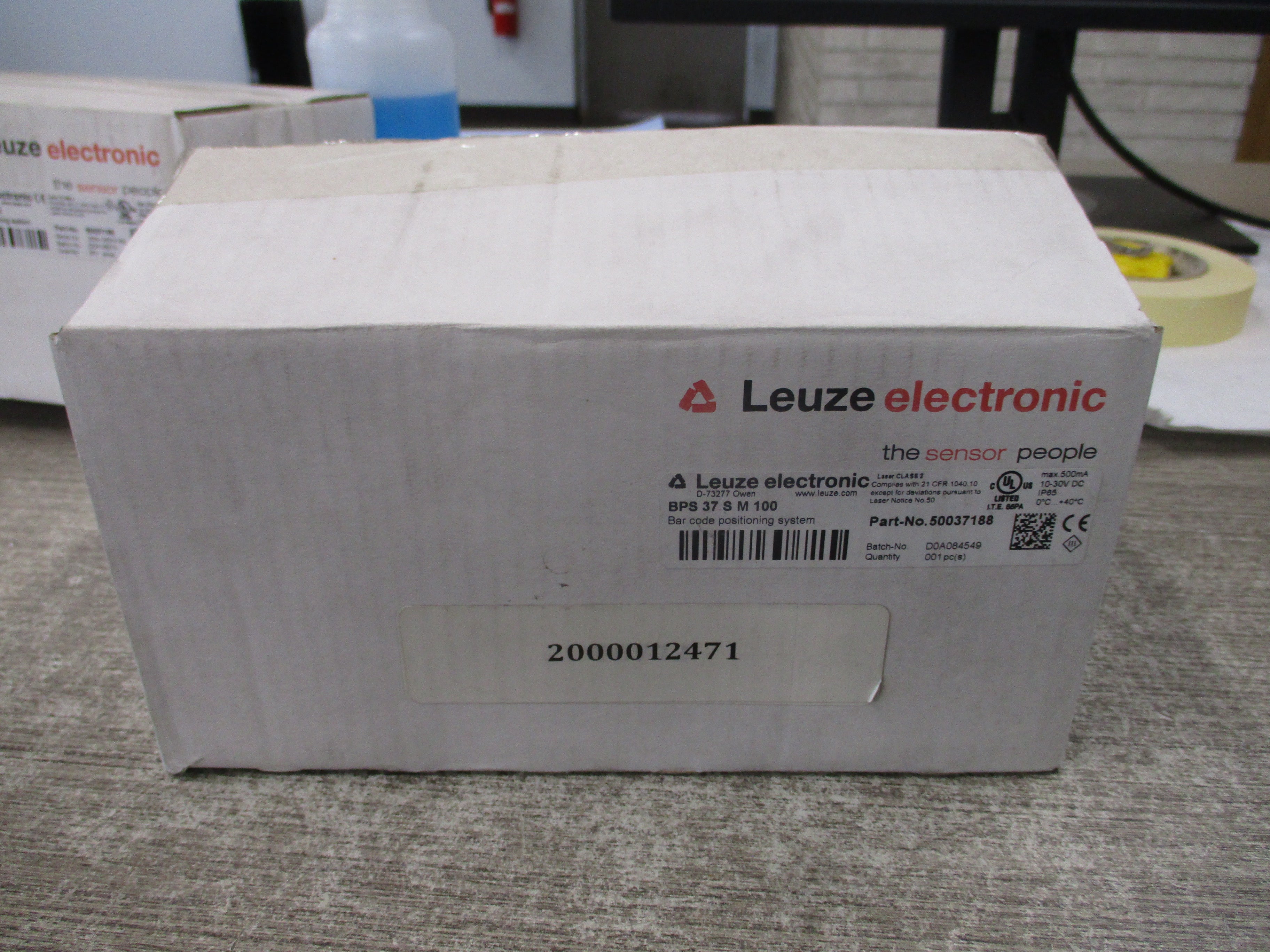 Leuze Bar Code Positioning System 50037188 BPS 37 S M 100 10-30VDC New Surplus
