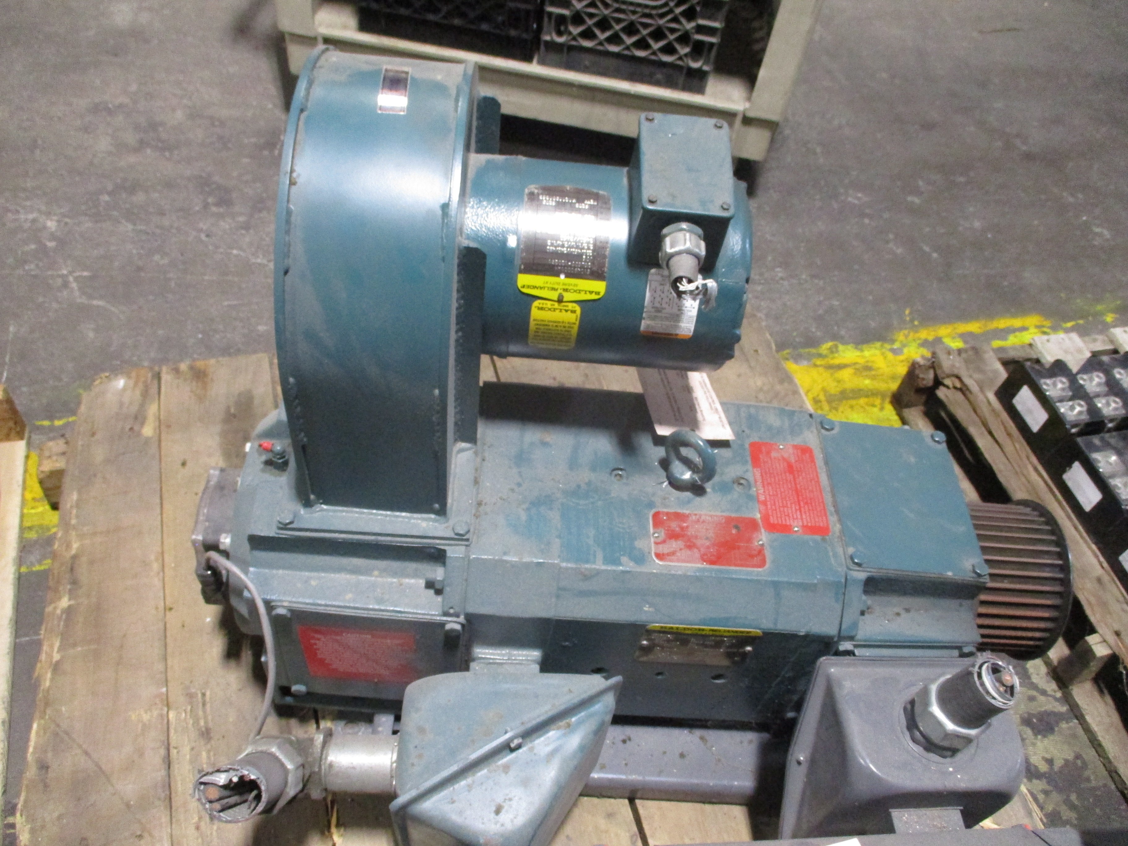 Baldor Reliance DC Motor Forced Ventilation 610490001AH .75HP 230-460 / 240-480