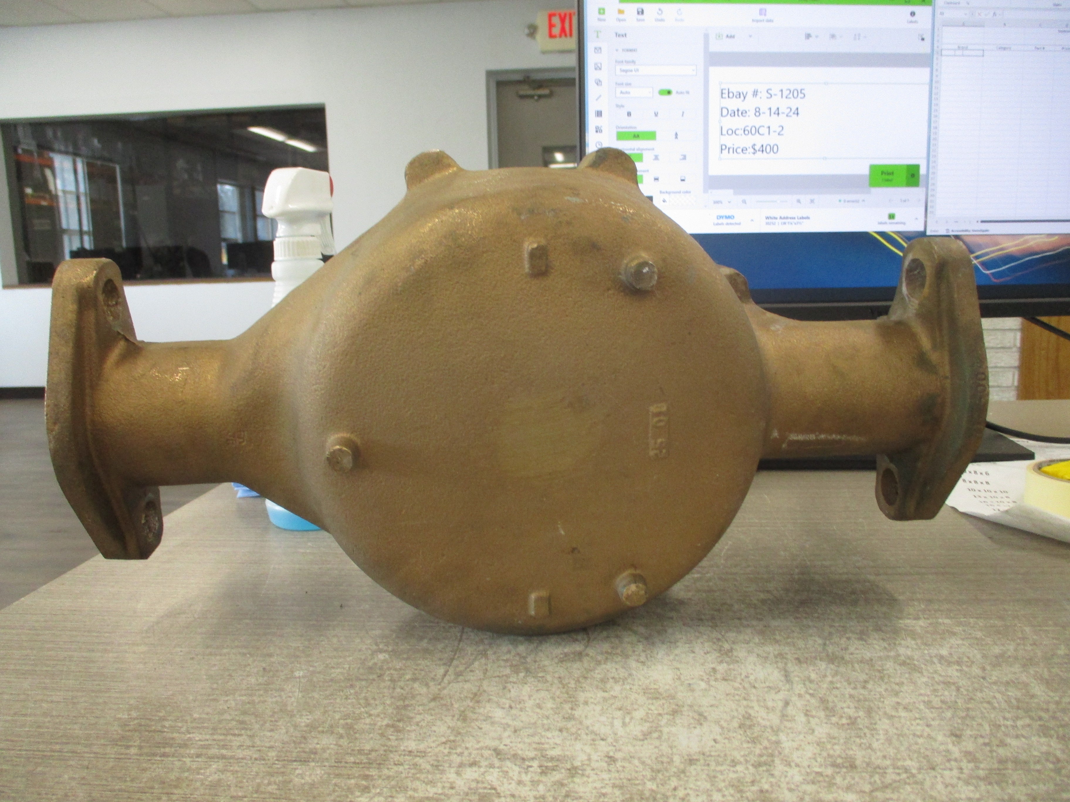 Badger Meter Recordall Water Meter Model 170 2" Used
