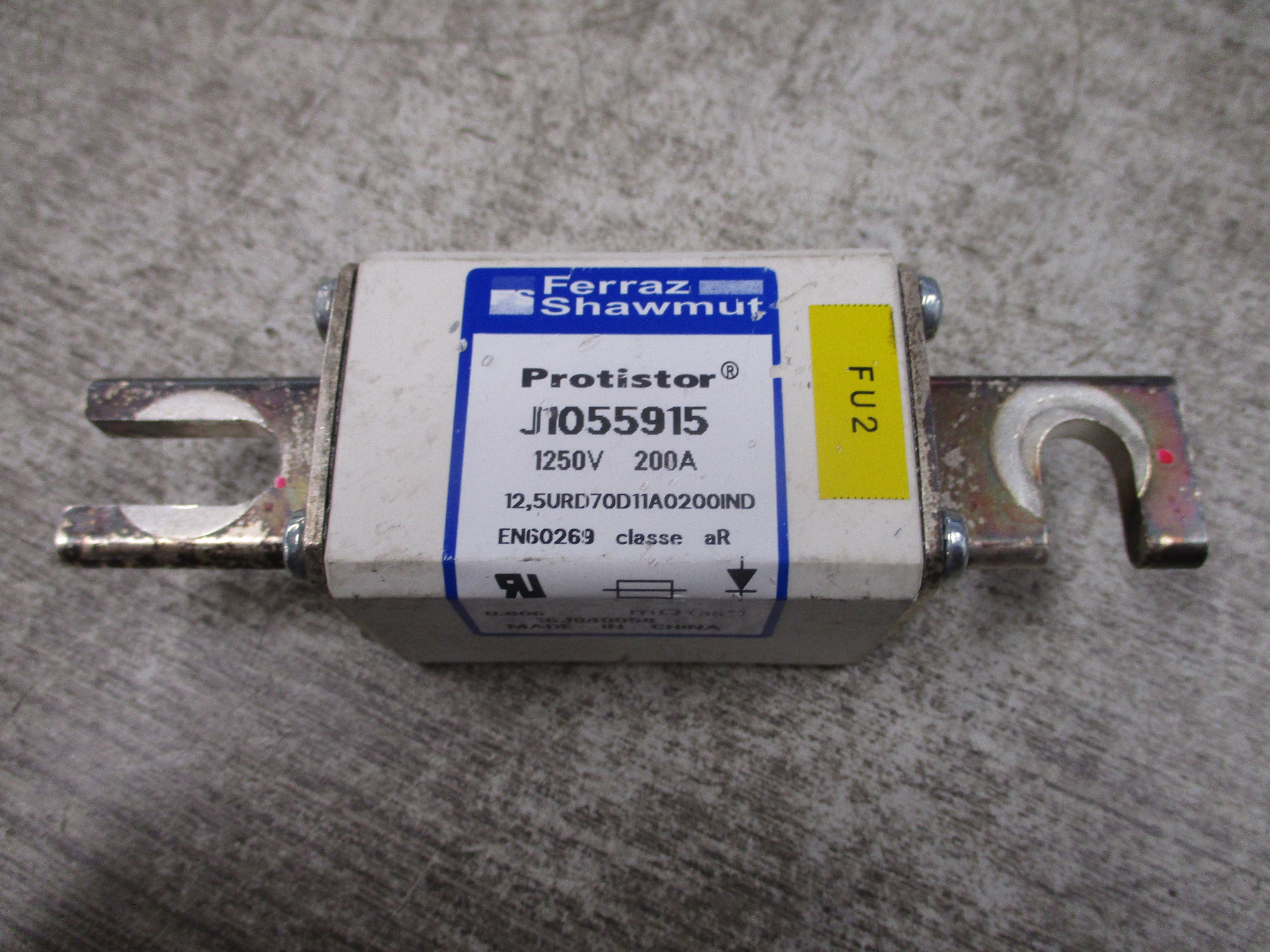 Ferraz Shawmut Protistor Fuse J1055915 200A 1250V Used