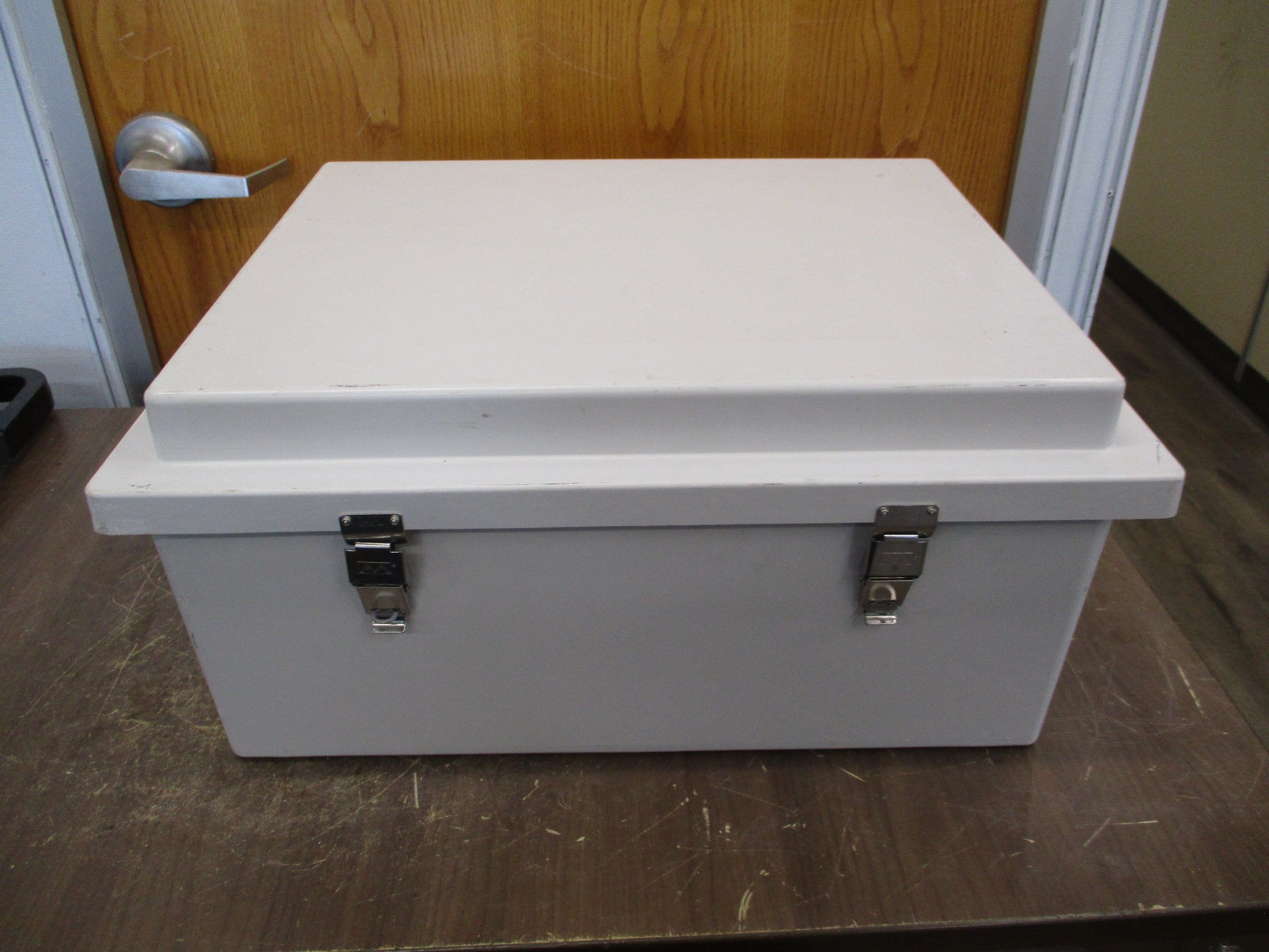 Allied Moulded Products Nema 3R, 4X, 12 Enclosure AM2068RL Size: 20" x 16" x 8"