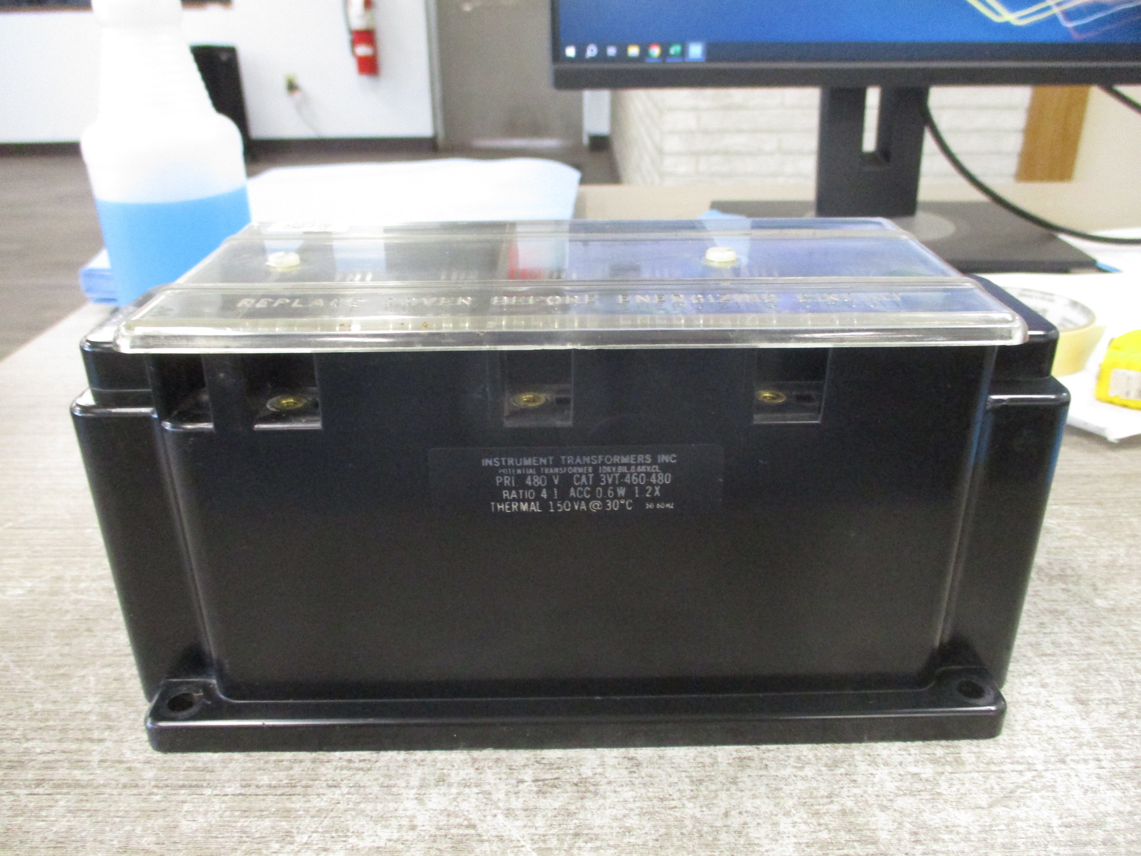 Instrument Transformers Potential Transformer 3VT-460-480 Pri: 480V Ratio 4:1 10KV BIL Used
