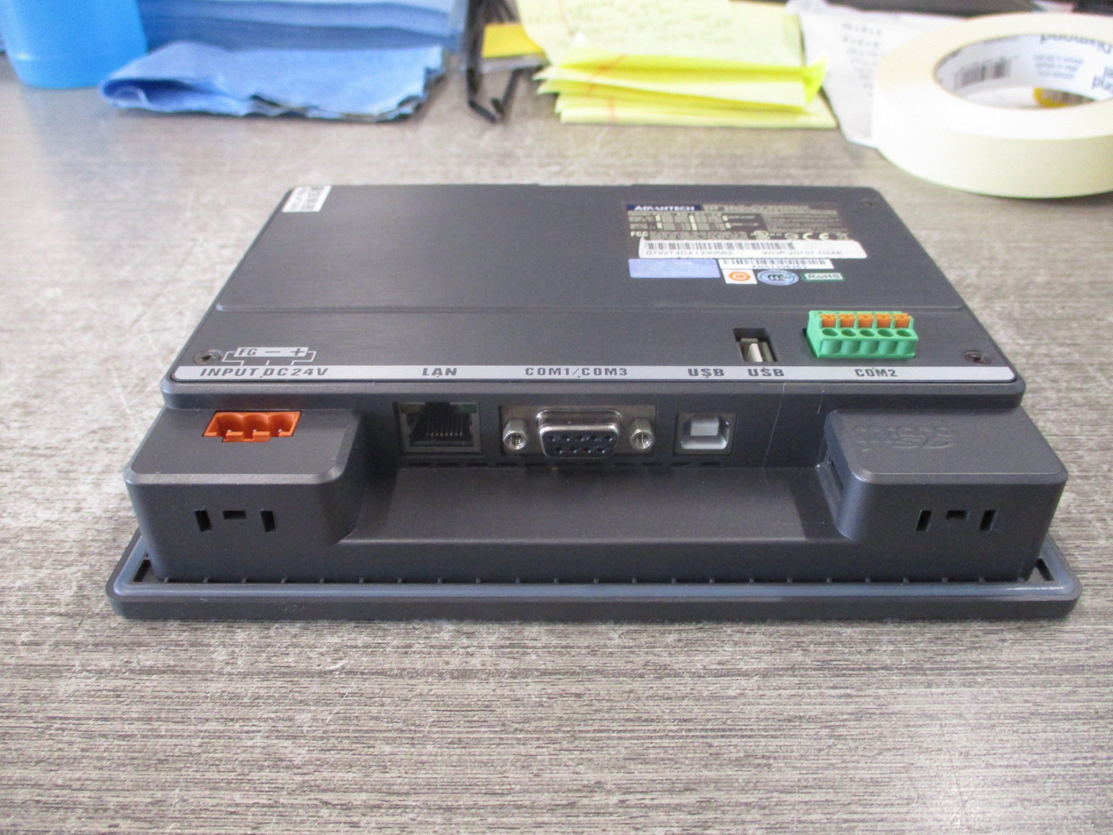 Advantech Operator Panel WOP-2070T-N2AE 24VDC 0.6A Used