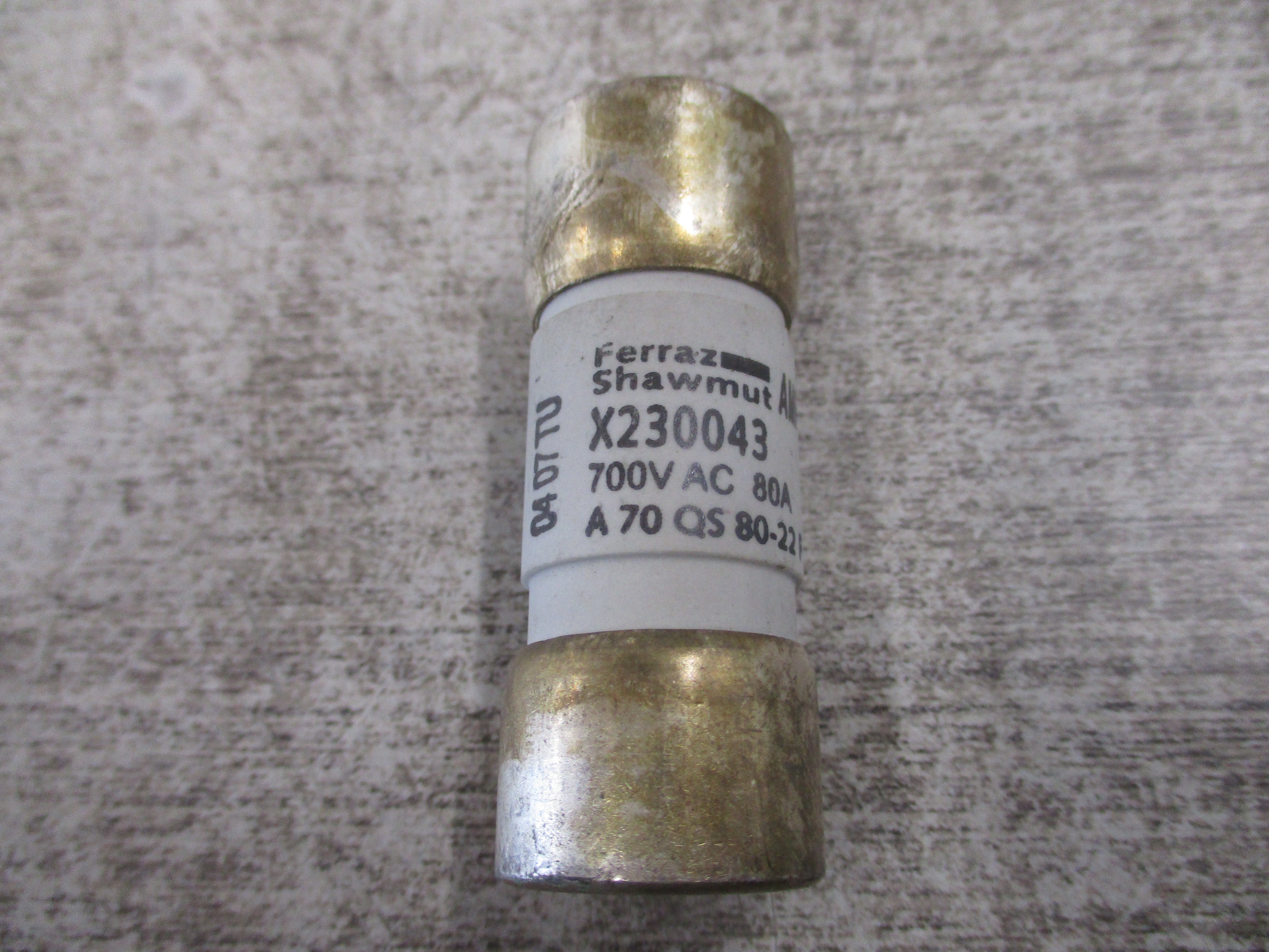 Ferraz Shawmut Amp-Trap Fuse X230043 80A 700V Used