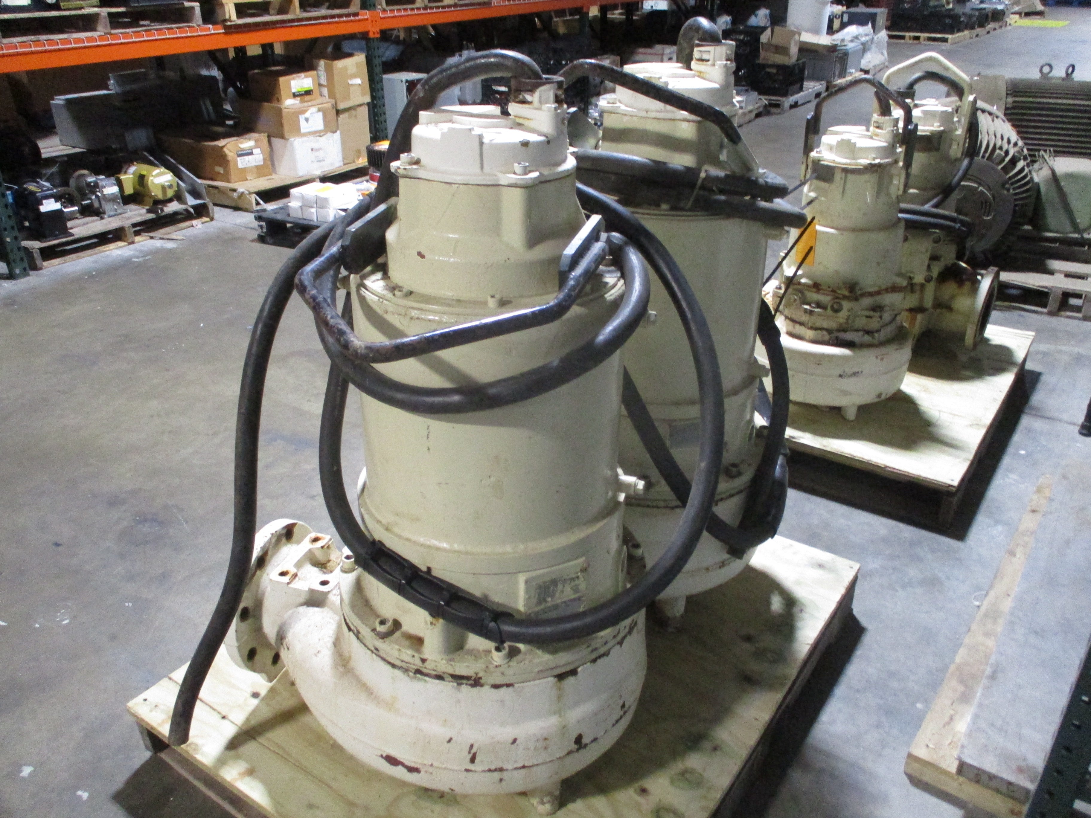 Flygt Submersible Pump 3170.180 30HP 1800RPM 460Y/230V 36/72A Pump Rebuilt: 2/9/