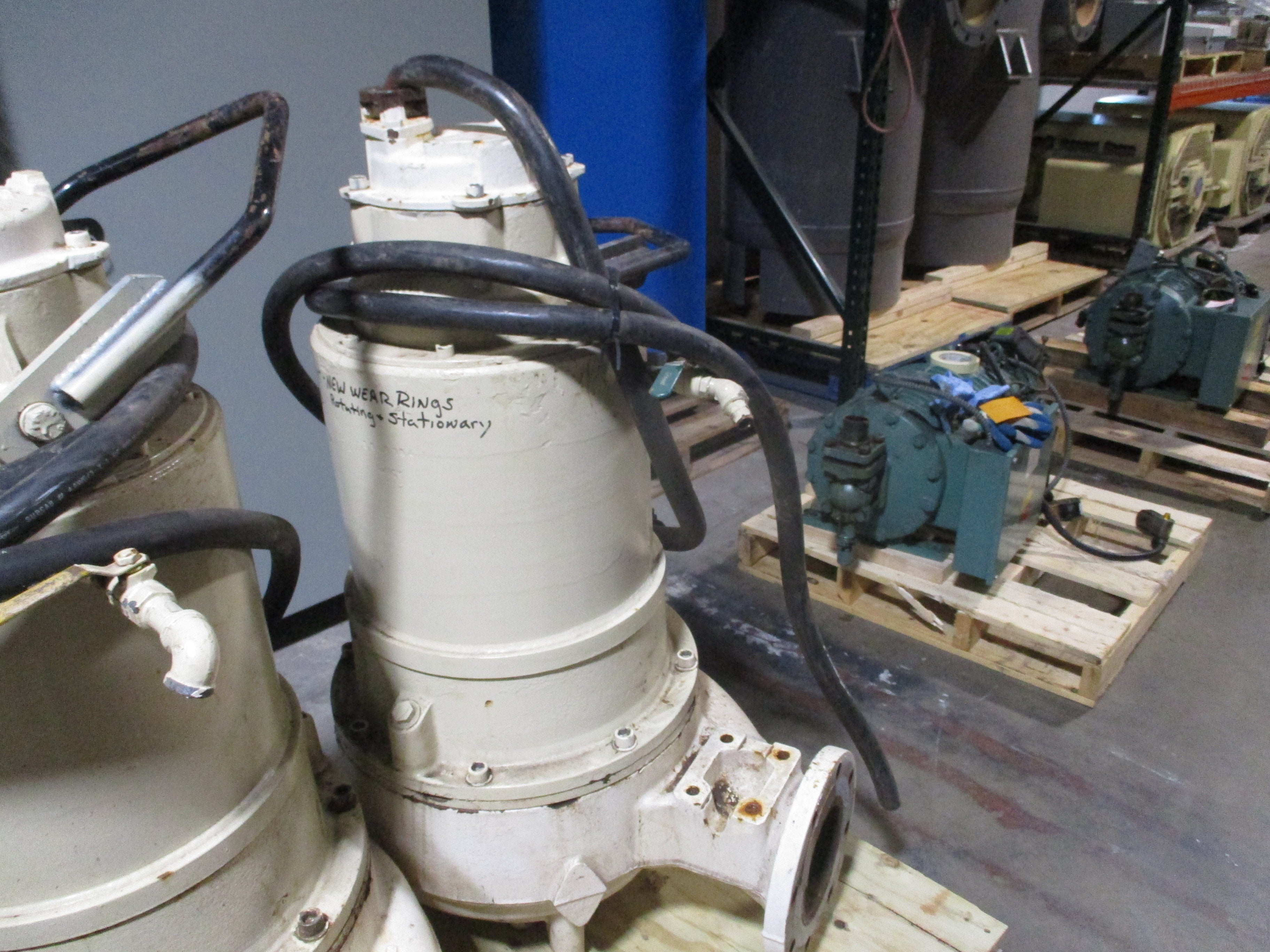 Flygt Submersible Pump 3170.180 30HP 1800RPM 460Y/230V 36/72A Pump Rebuilt: 2/9/