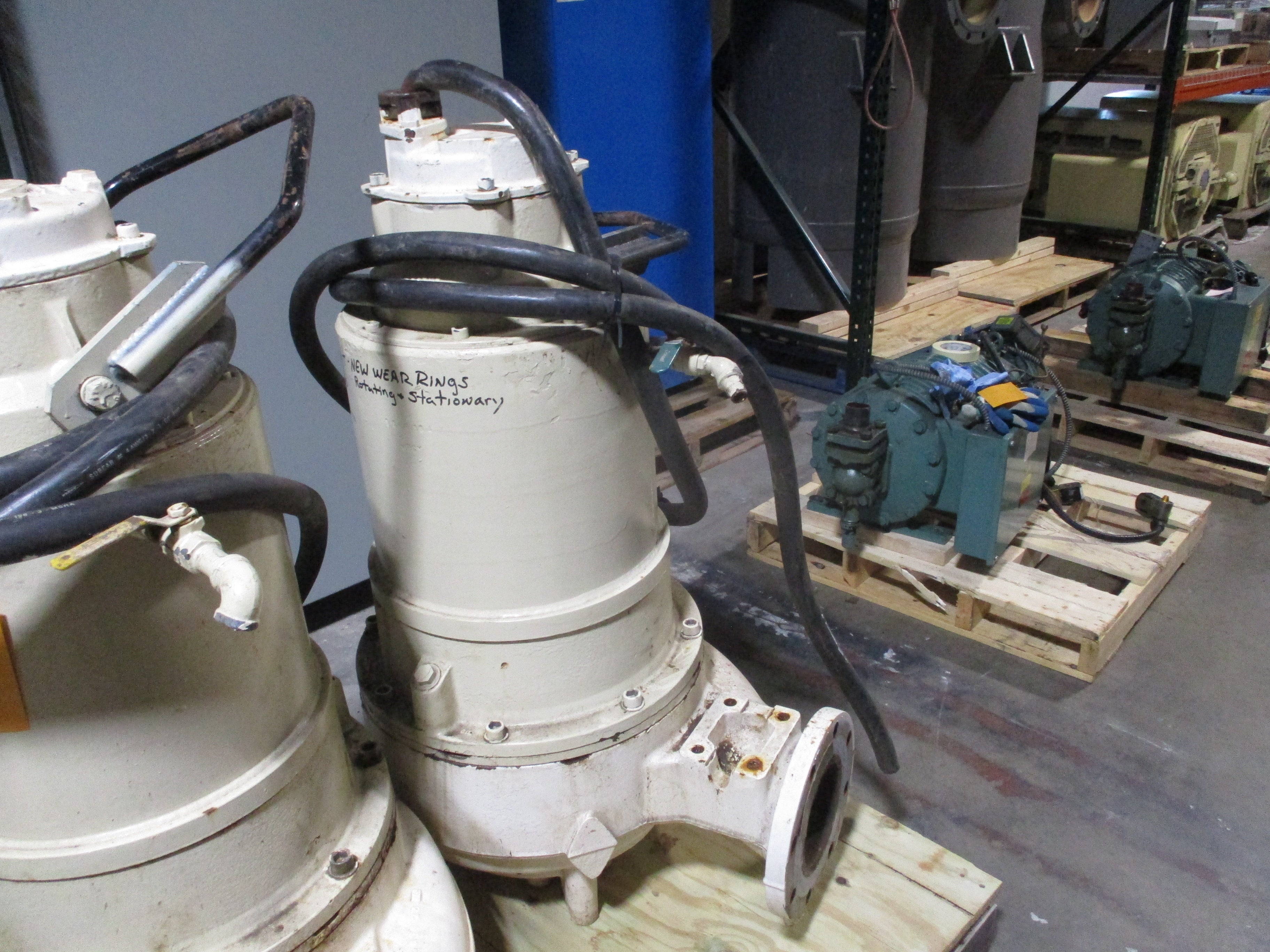 Flygt Submersible Pump 3170.180 30HP 1800RPM 460Y/230V 36/72A Pump Rebuilt: 2/9/