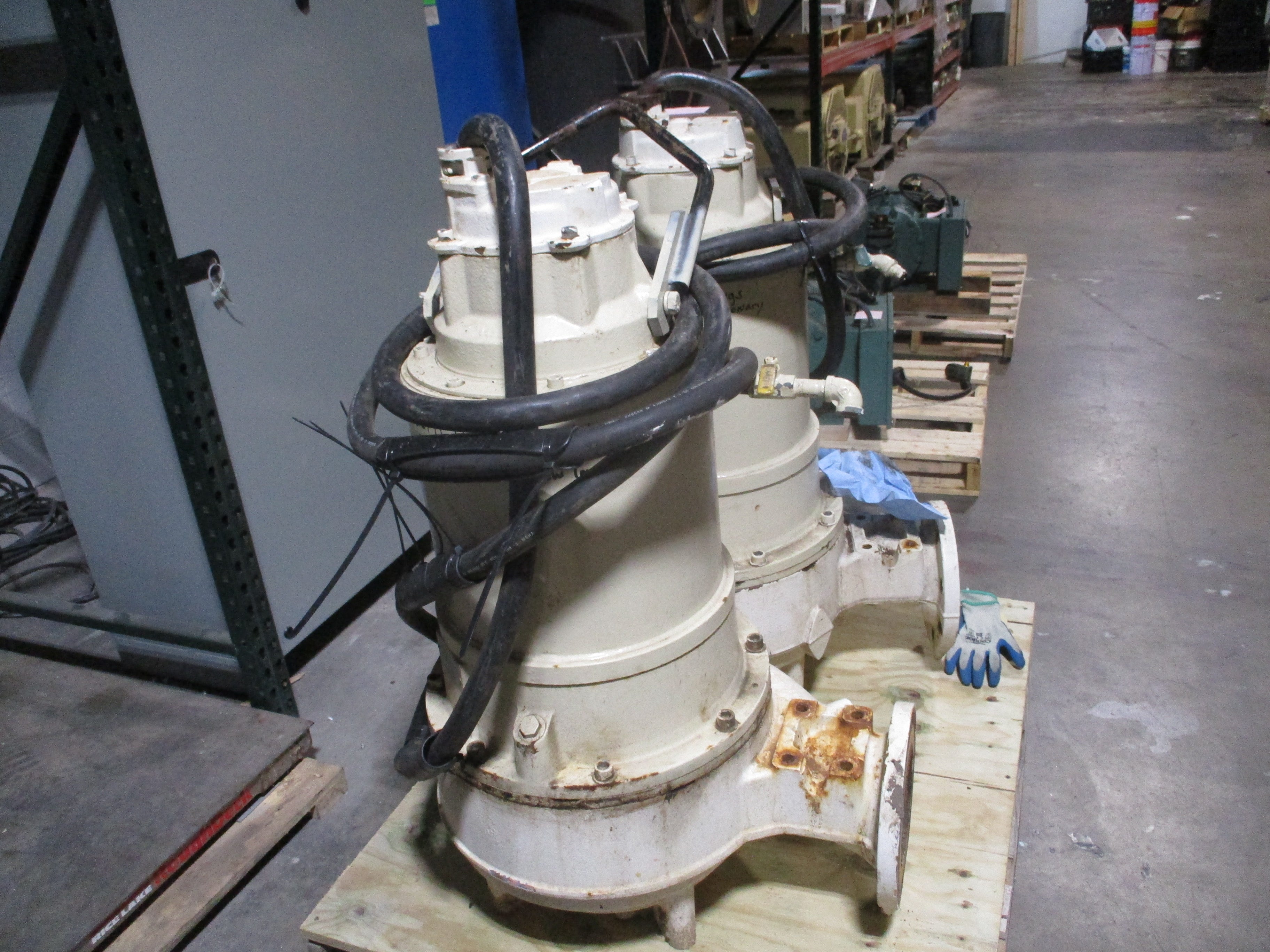 Flygt Submersible Pump 3170.180 30HP 460/230V 1800RPM 60Hz 3Ph Pump Rebuilt: 2/2