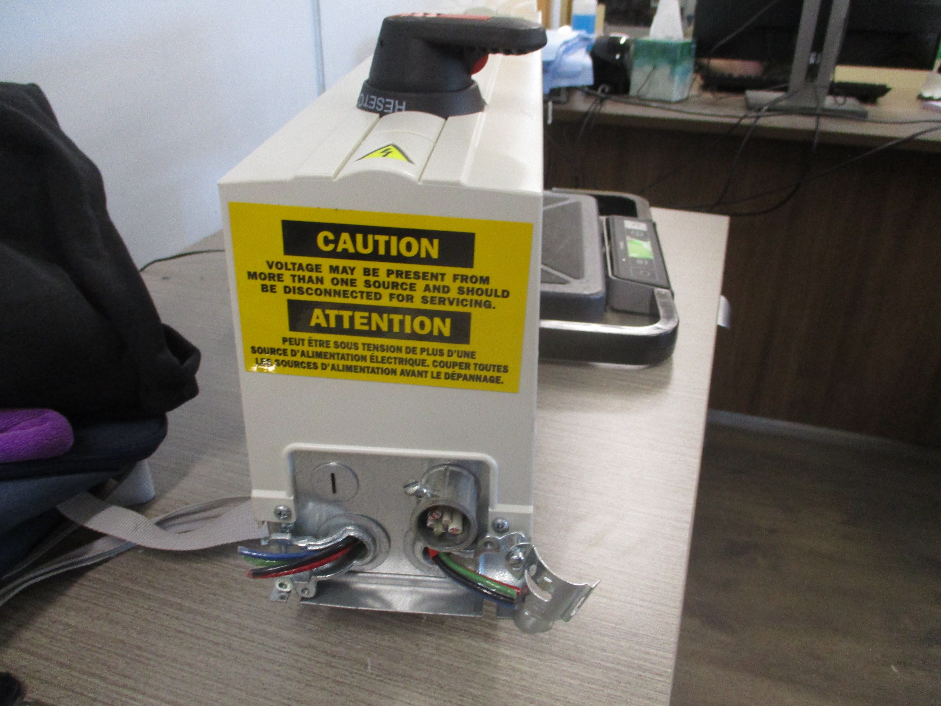 ABB ACH550-AC Drive W/Bypass ACH550-VCR-06A6-2+F267 1.5HP 3Ph Input: 3PH 48-63Hz