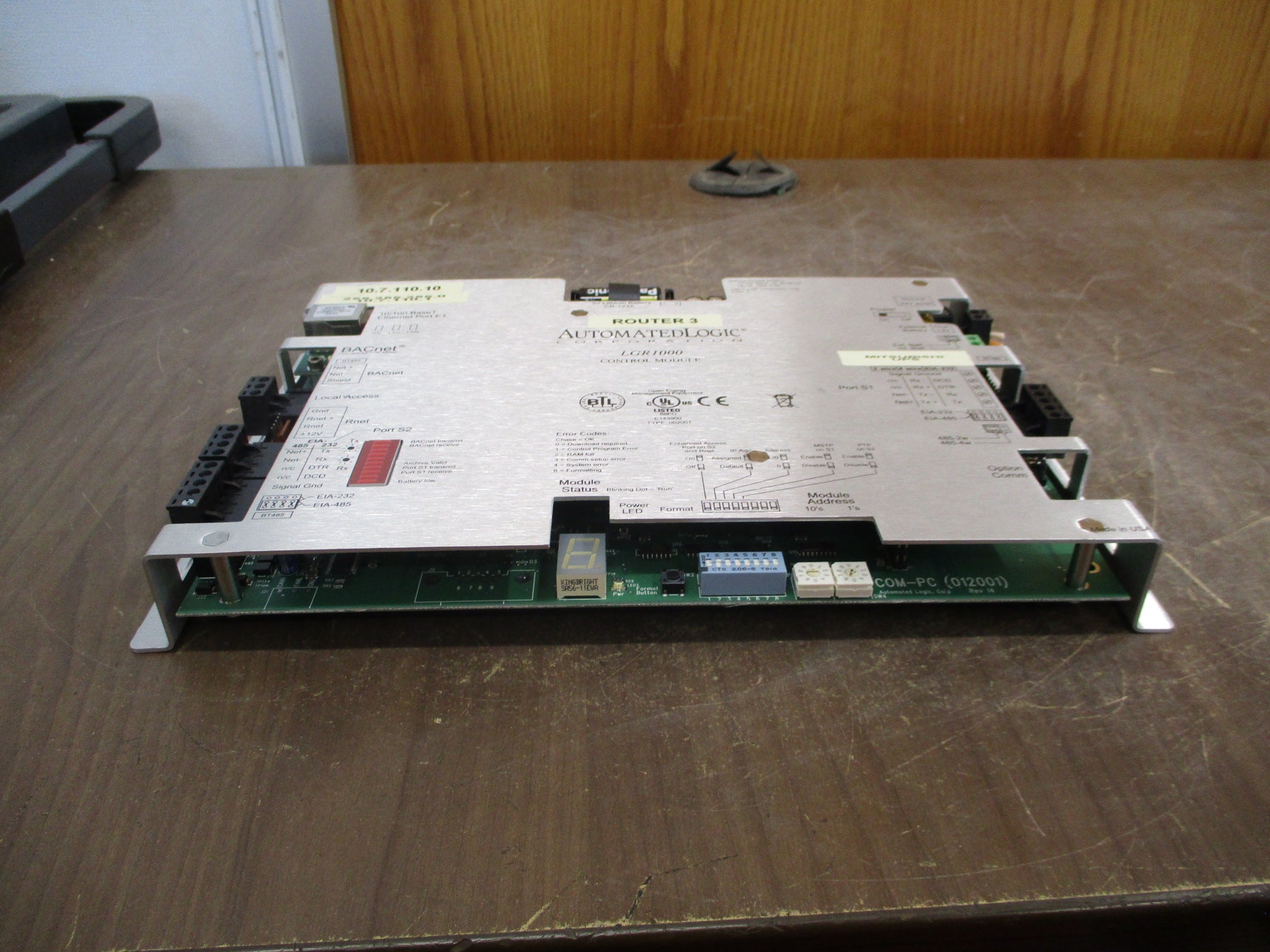 Automated Logic Control Module LGR1000 Used