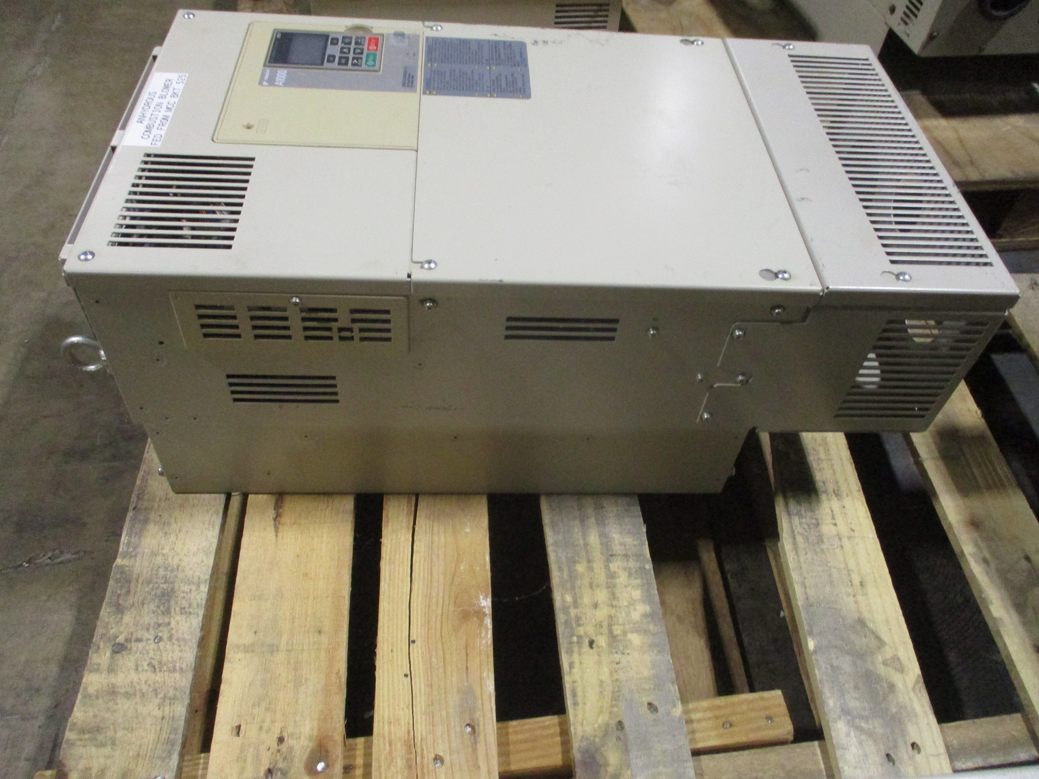 Yaskawa A1000 AC Drive CIMR-AU4A0088FAA 60HP 3Ph Input: AC3PH 380-480V 50/60Hz 8