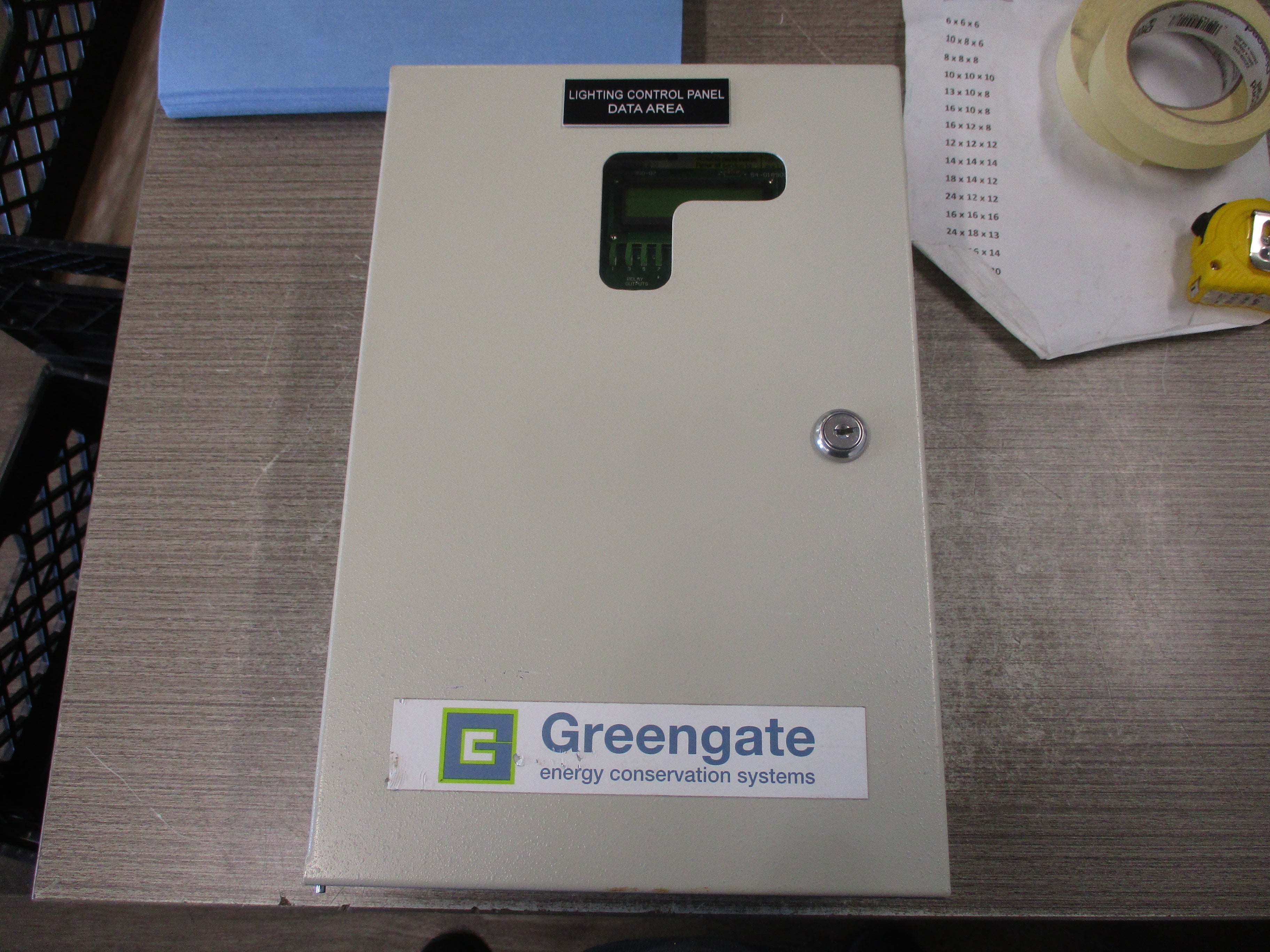 Greengate Litekeeper Lighting Control Panel 83-023400-03 V4.4.2 *No Key* Used