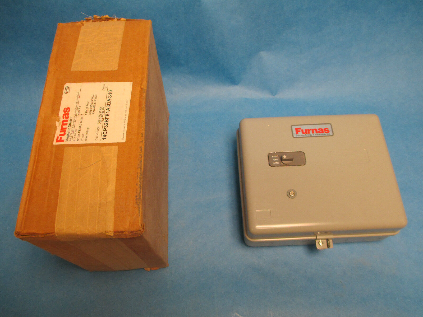 Furnas Starter 14CP32BF81A3DAG10, Size 0 120V Coil, New in Box!!!