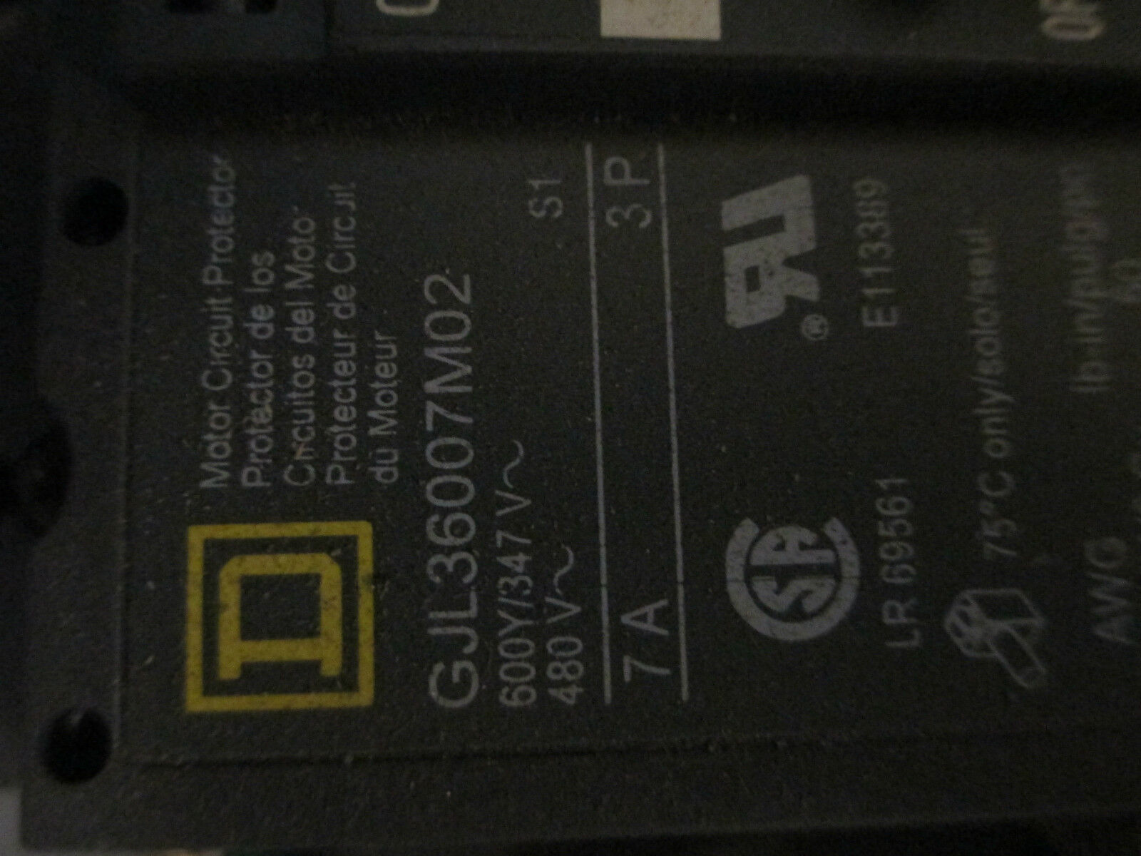 Square D EconoFlex FLEX58KU18N4, 460V, 2.1A, 1HP, .75KW Used