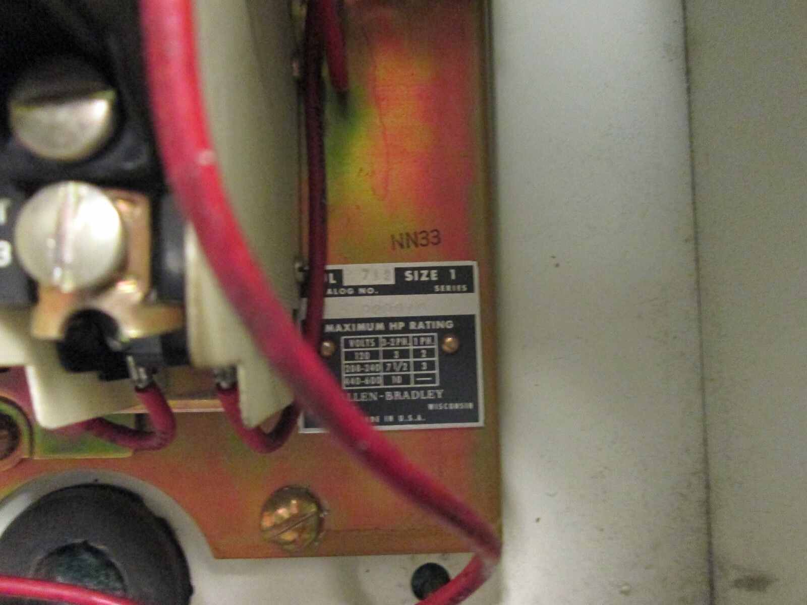 Allen Bradley Combination Size 1 Fusible with Control Transformer, 929019