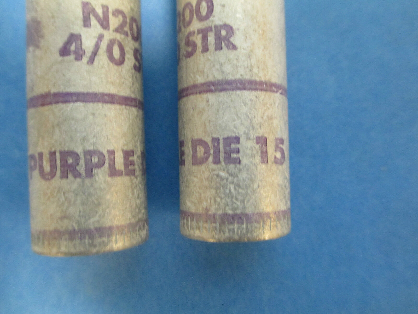 Burndy Crimp Connector YS28, N2004/0 STR, Purple 15 *Lot of 2* New Surplus