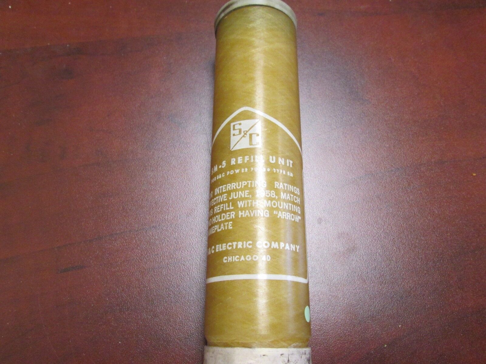 S&C SM-5 Power Fuse Refill Unit 132250R4 14.4KV 150E New Surplus