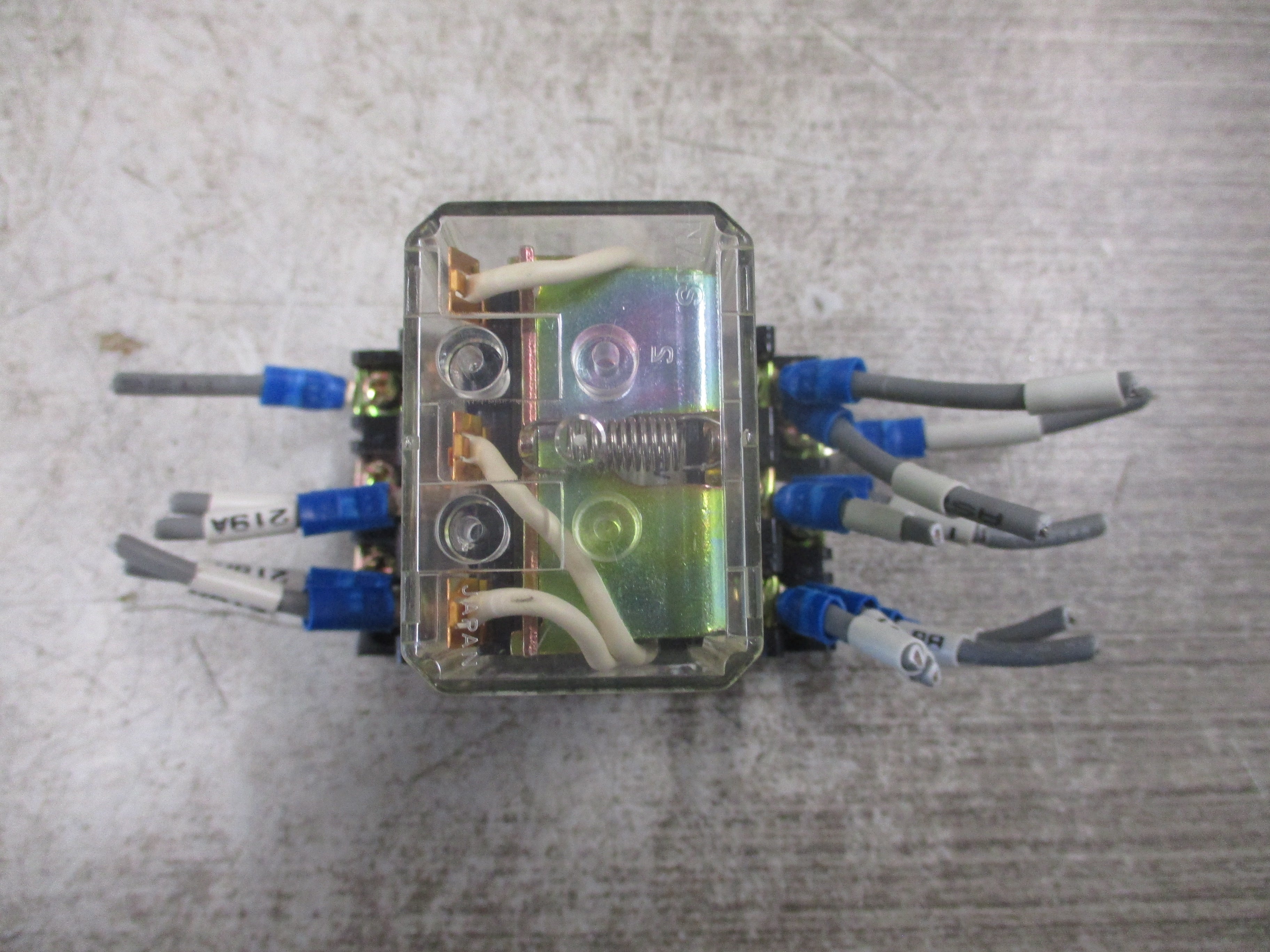 NAiS Relay HG3-DC24V 24VDC Coil W/Base *No Bottom* Used