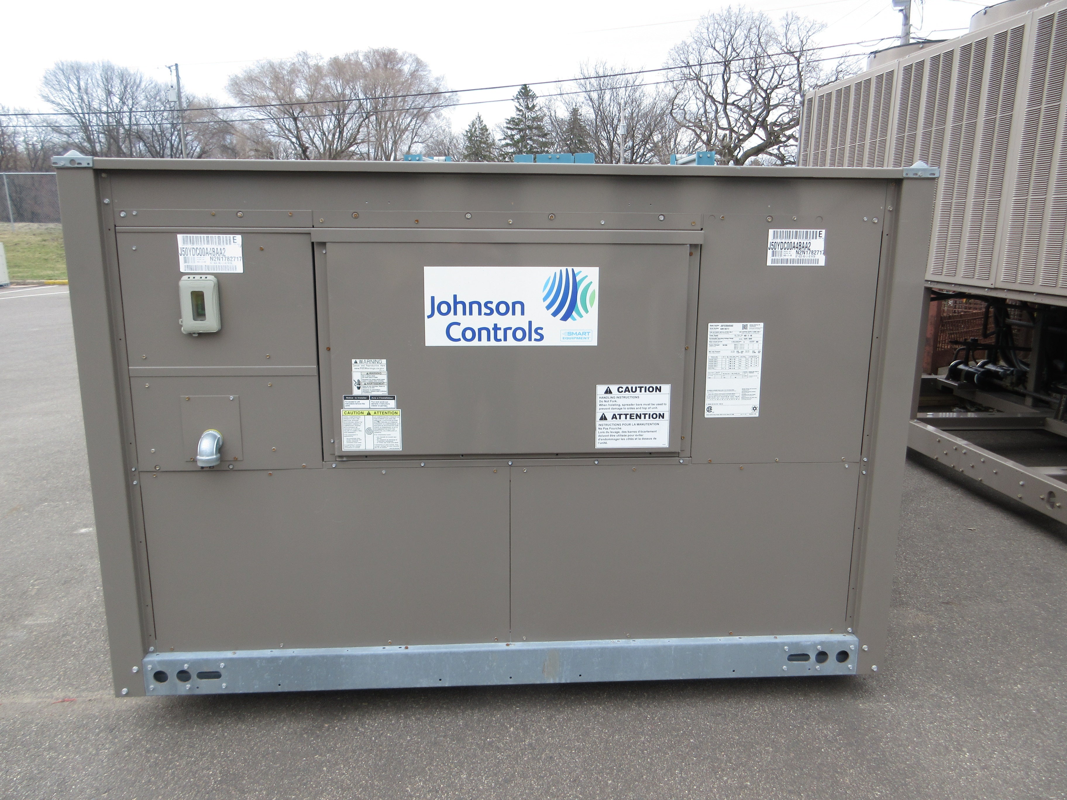 Johnson Controls Split System Condensing Unit J50YDC00A4BAA2 50 ton 460V Used