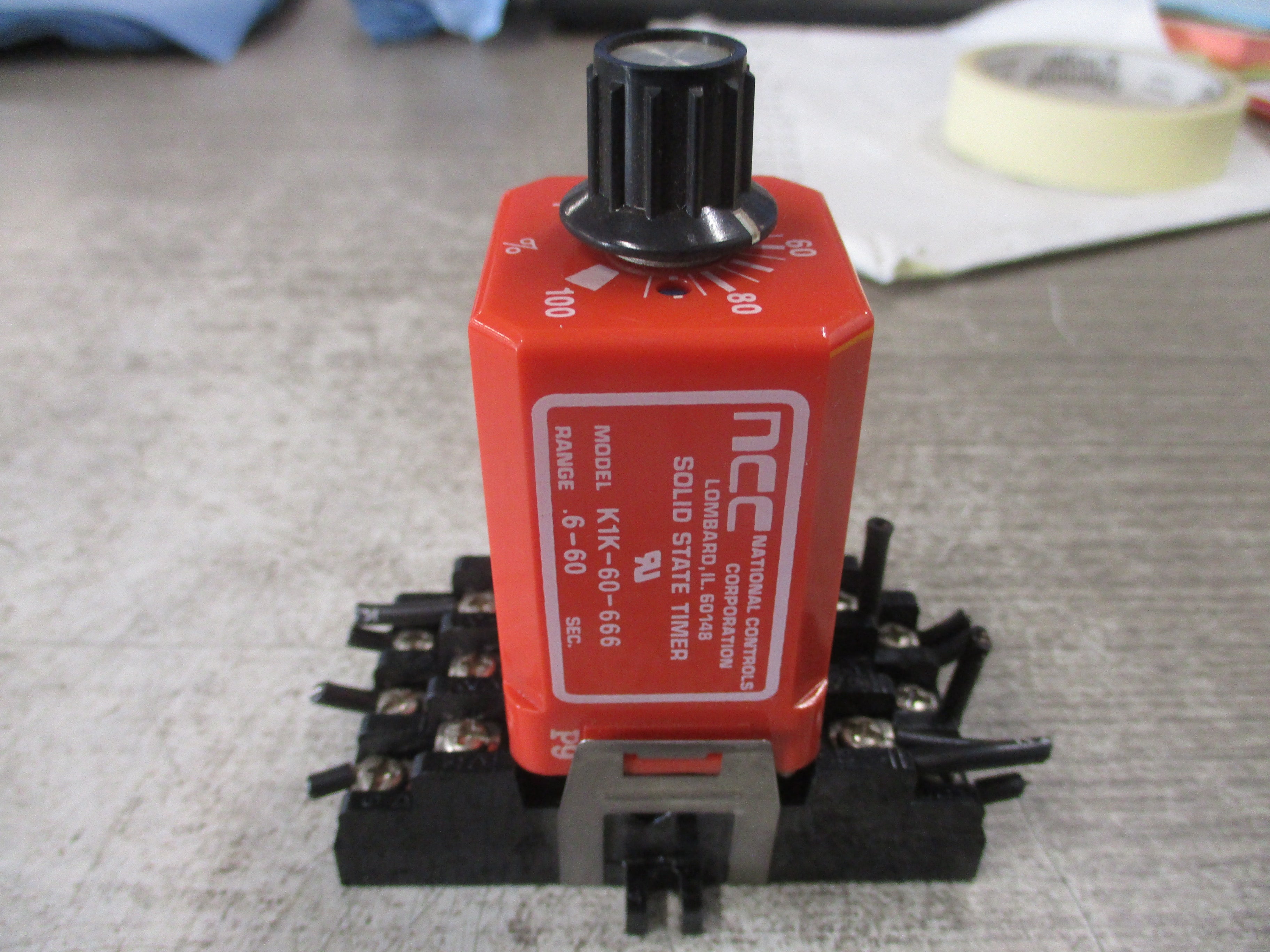 Regent Controls Solid State Timer TM2222-120 120V 50/60Hz Used