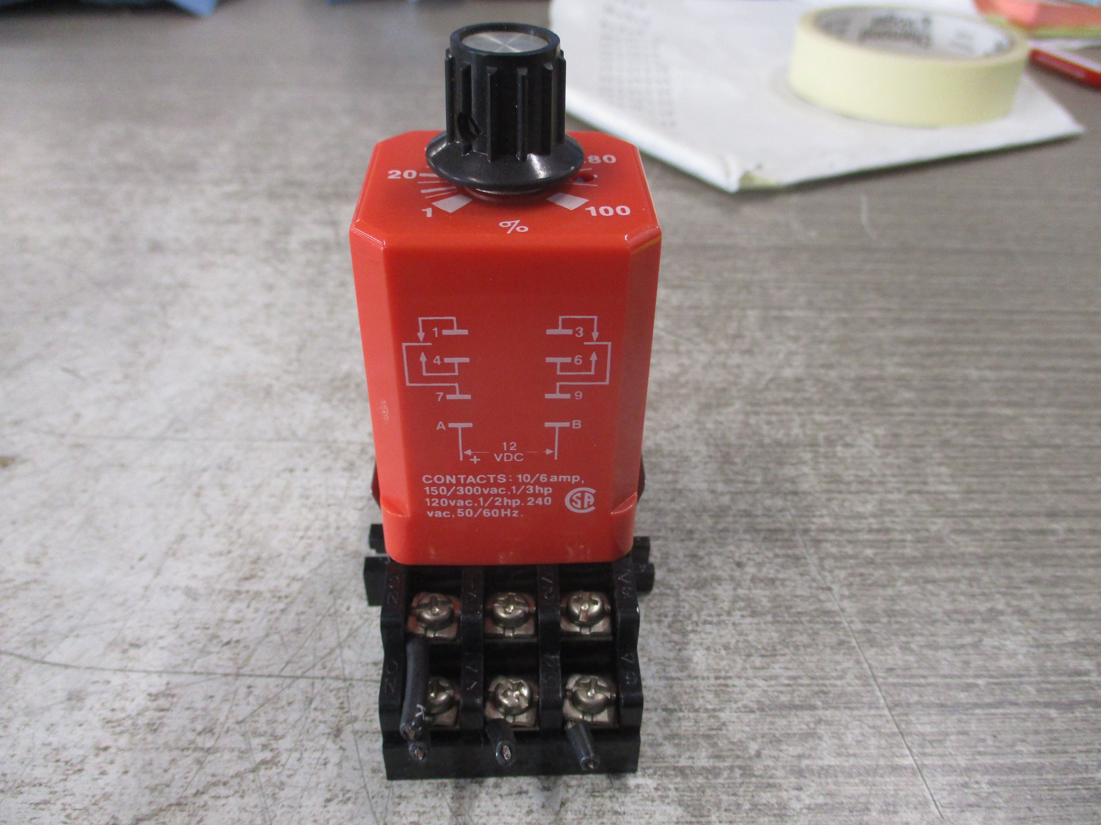 Regent Controls Solid State Timer TM2222-120 120V 50/60Hz Used