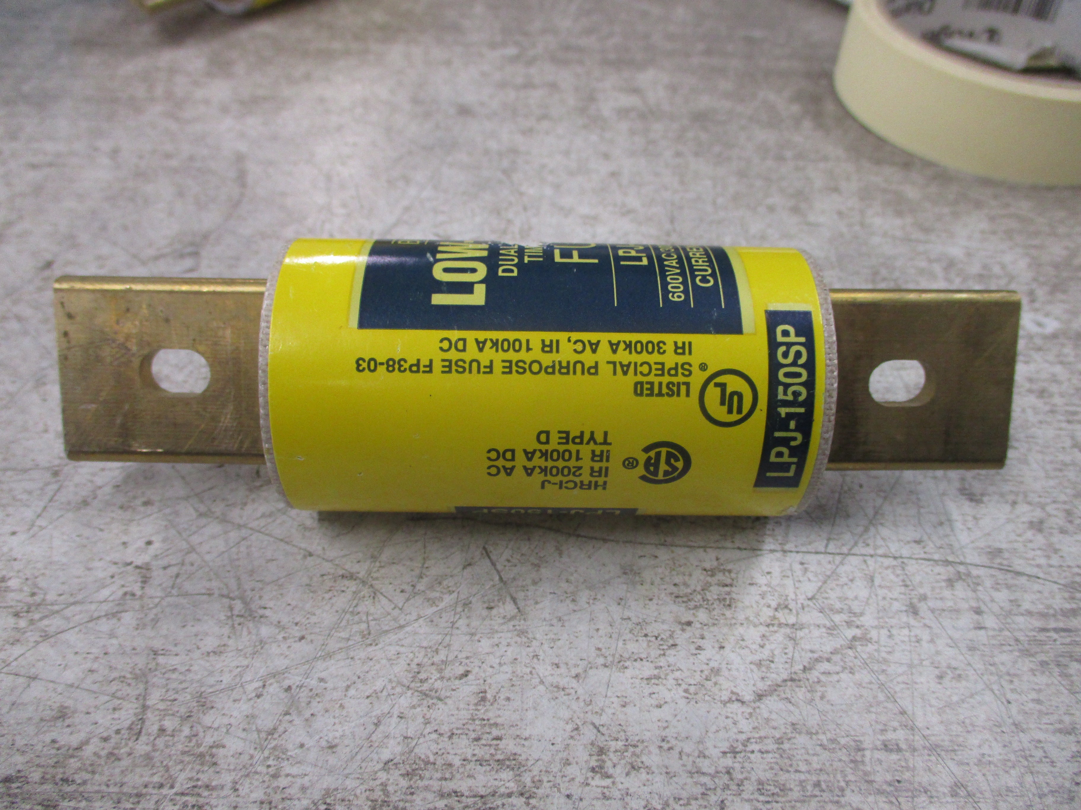Buss Low-Peak Fuse LPJ-150SP 150A 600V Used