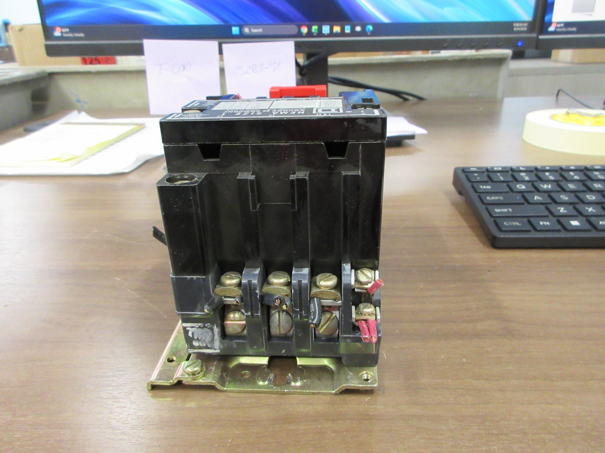 Square D Size 1 Starter 8536 SCO-3 S Series A 120V Coil 600V