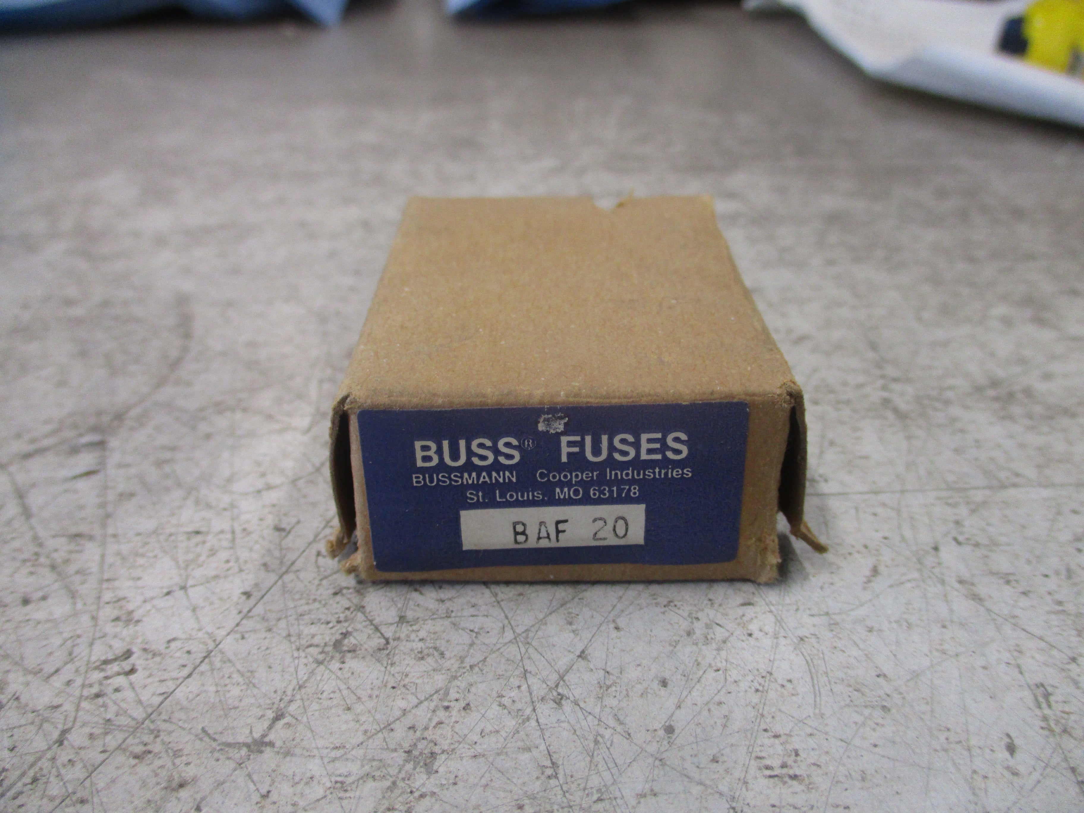 Bussmann Buse Fuse BAF 20 250V 20A *Box of 9* New Surplus