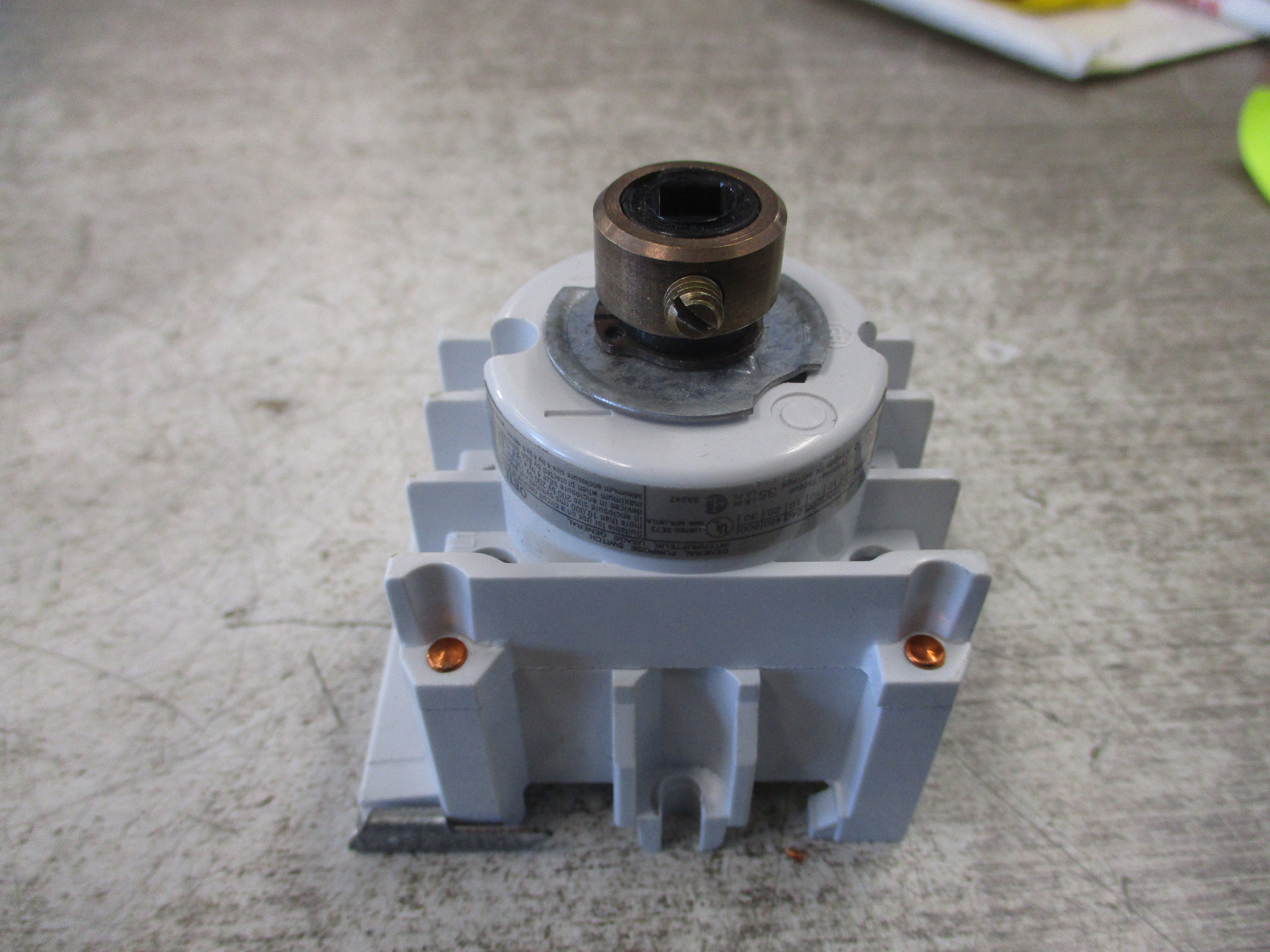 ABB Disconnect Switch OETL NF30 40A 600V 3P *No Shaft* Used