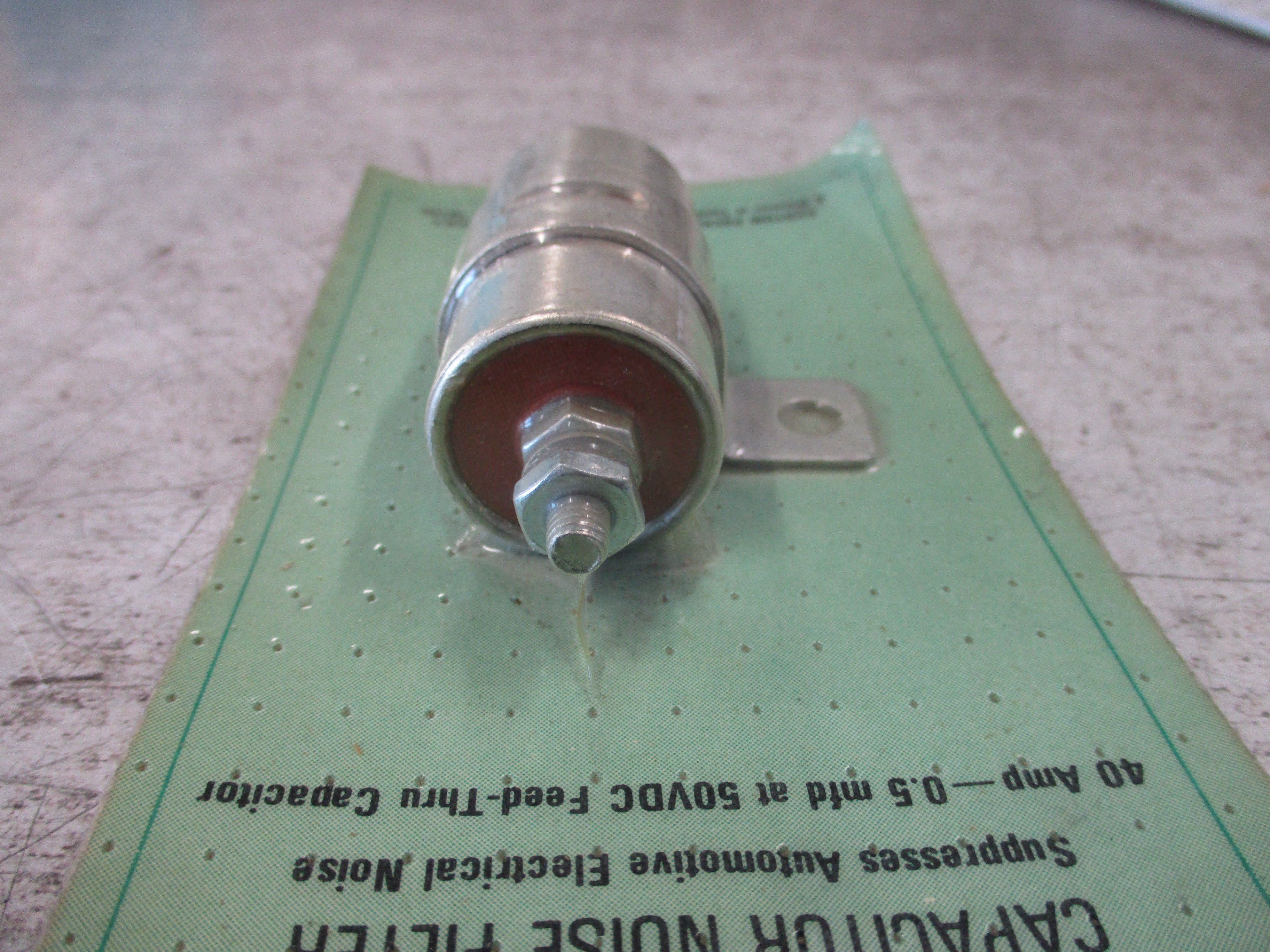 Archer Capacitor Noise Filter 272-1085 40A 0.5mfd 50VDC New Surplus