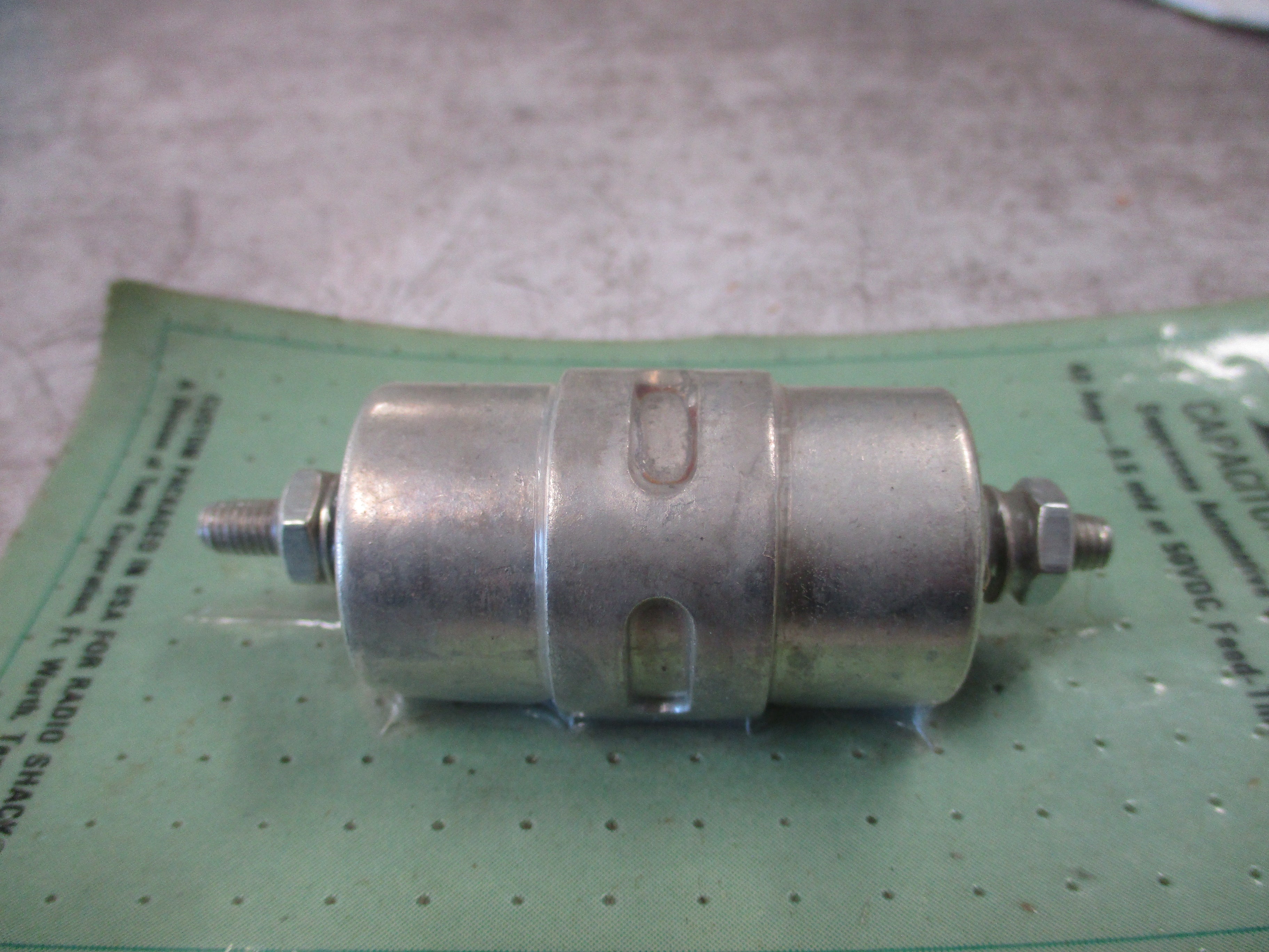 Archer Capacitor Noise Filter 272-1085 40A 0.5mfd 50VDC New Surplus